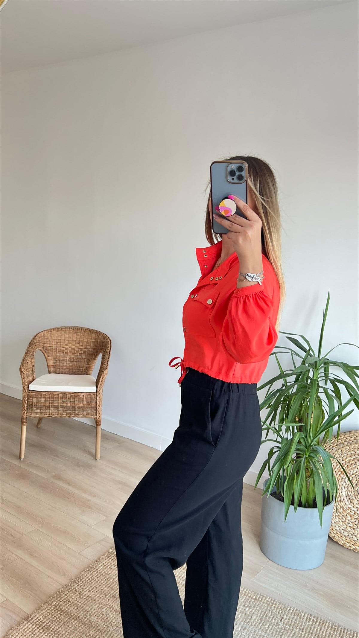 Marka Model Turuncu Bluz