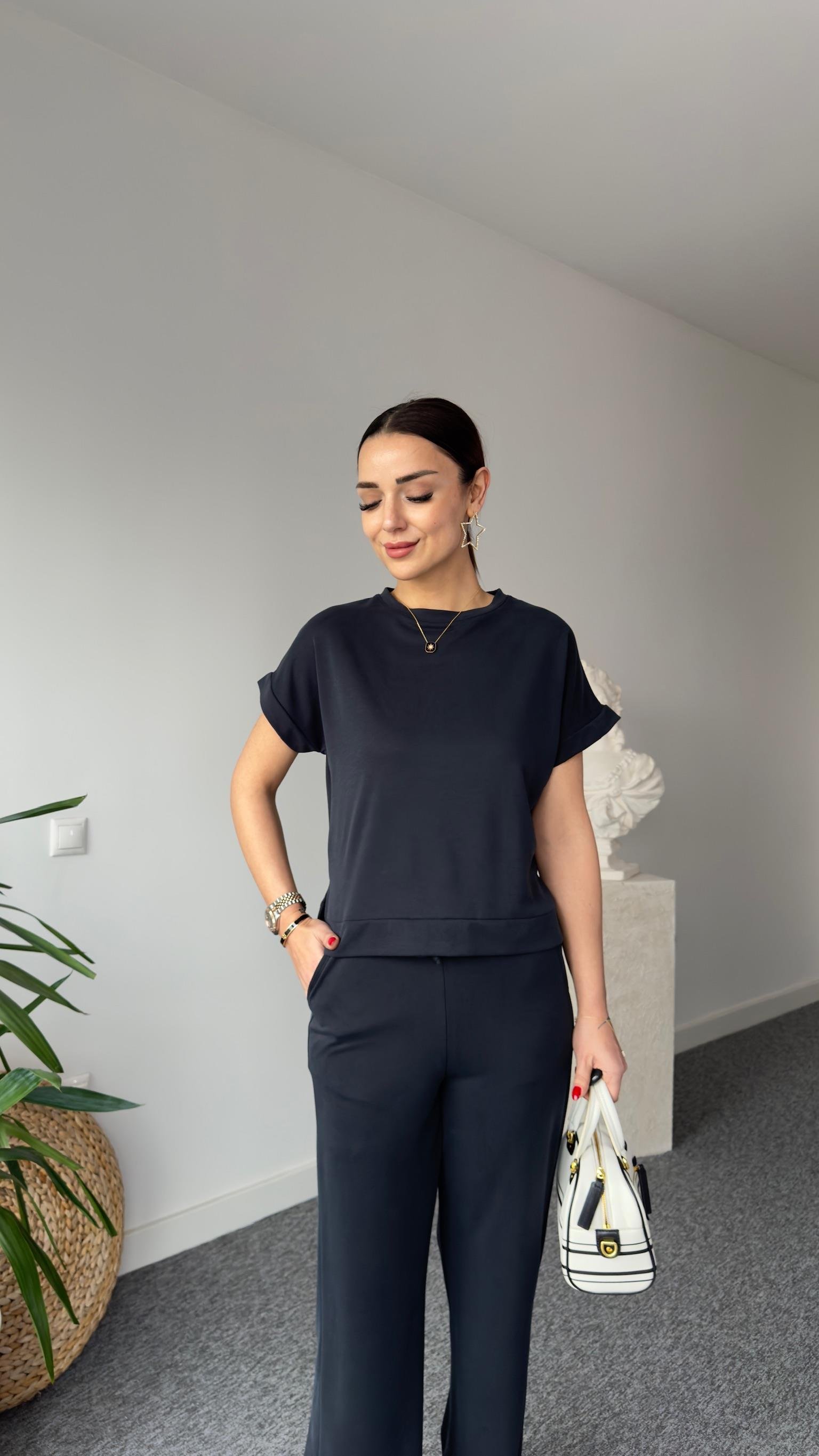 T Kol Oysho Antrasit Eşofman Takımı