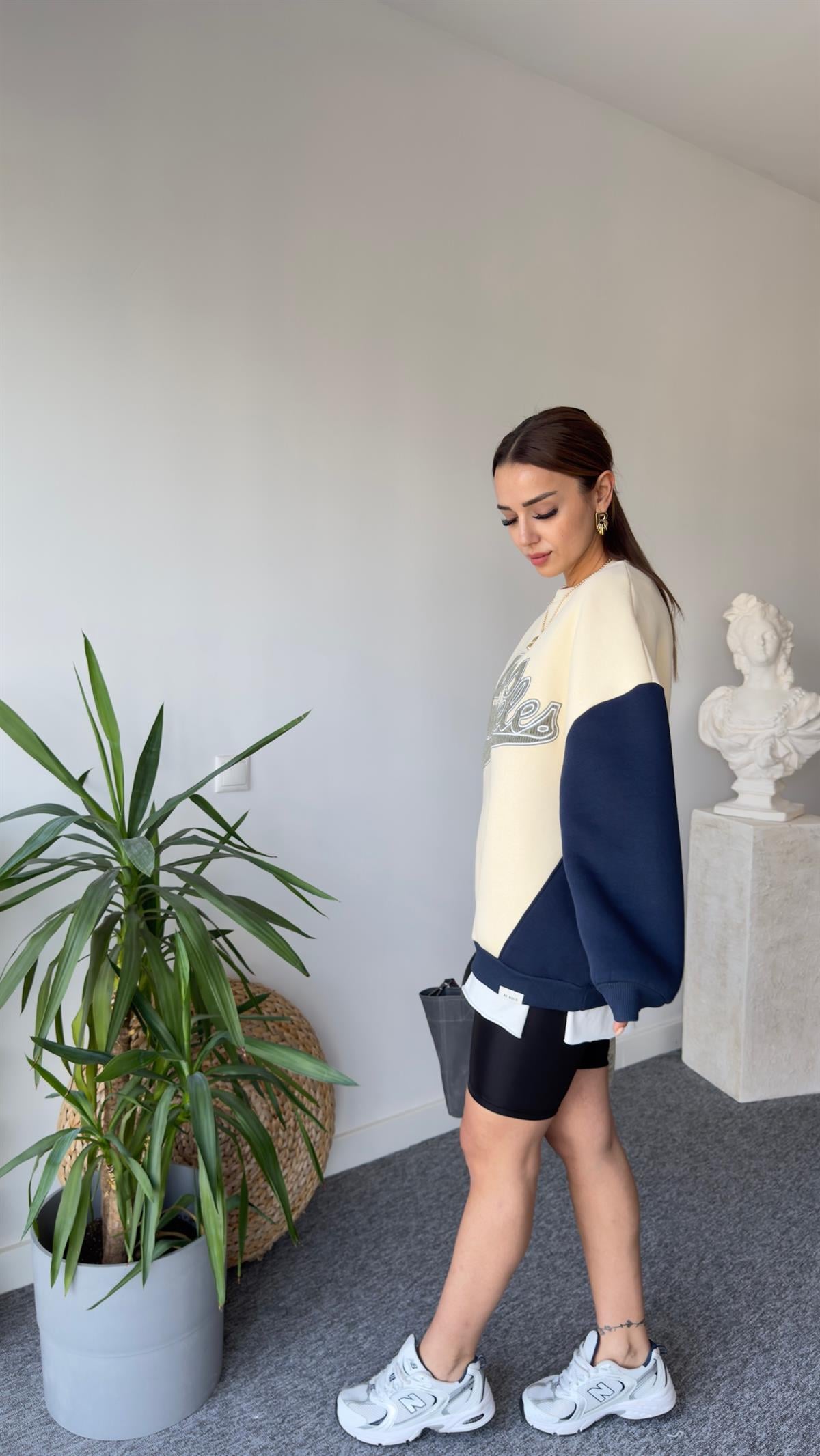 Los Angeles Baskı Sweatshirt