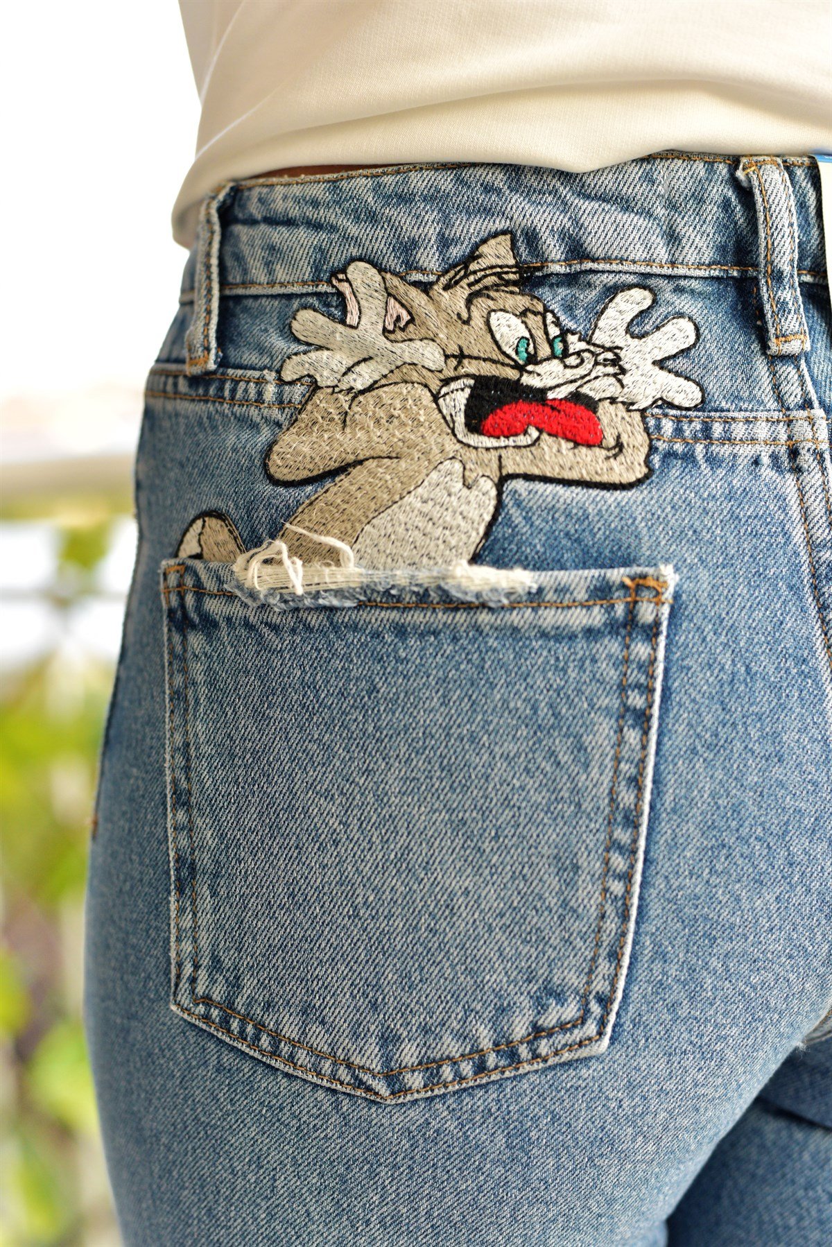Tom And Jerry Mom Jean