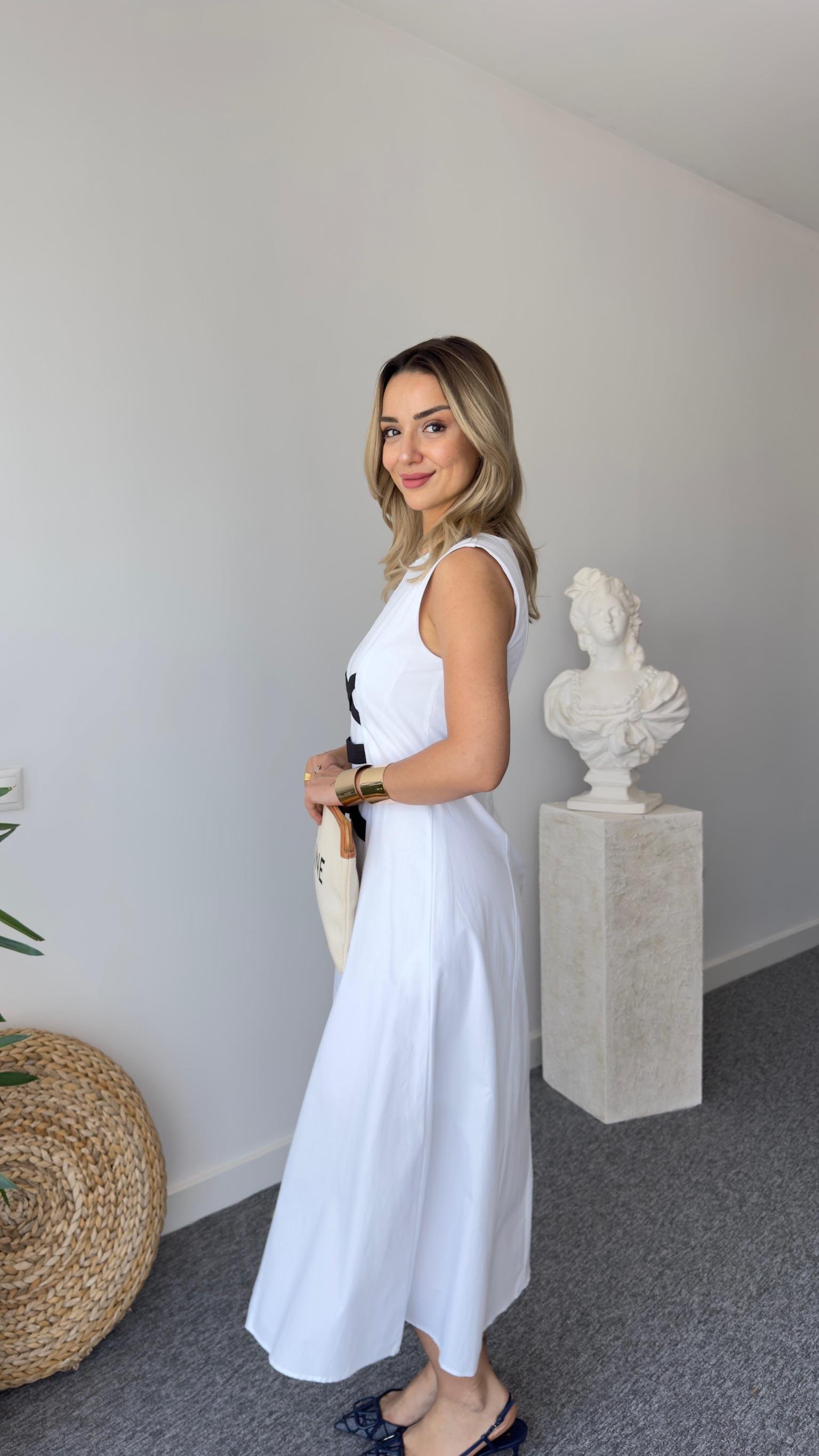 Marka Model Bantlı Seranay Elbise
