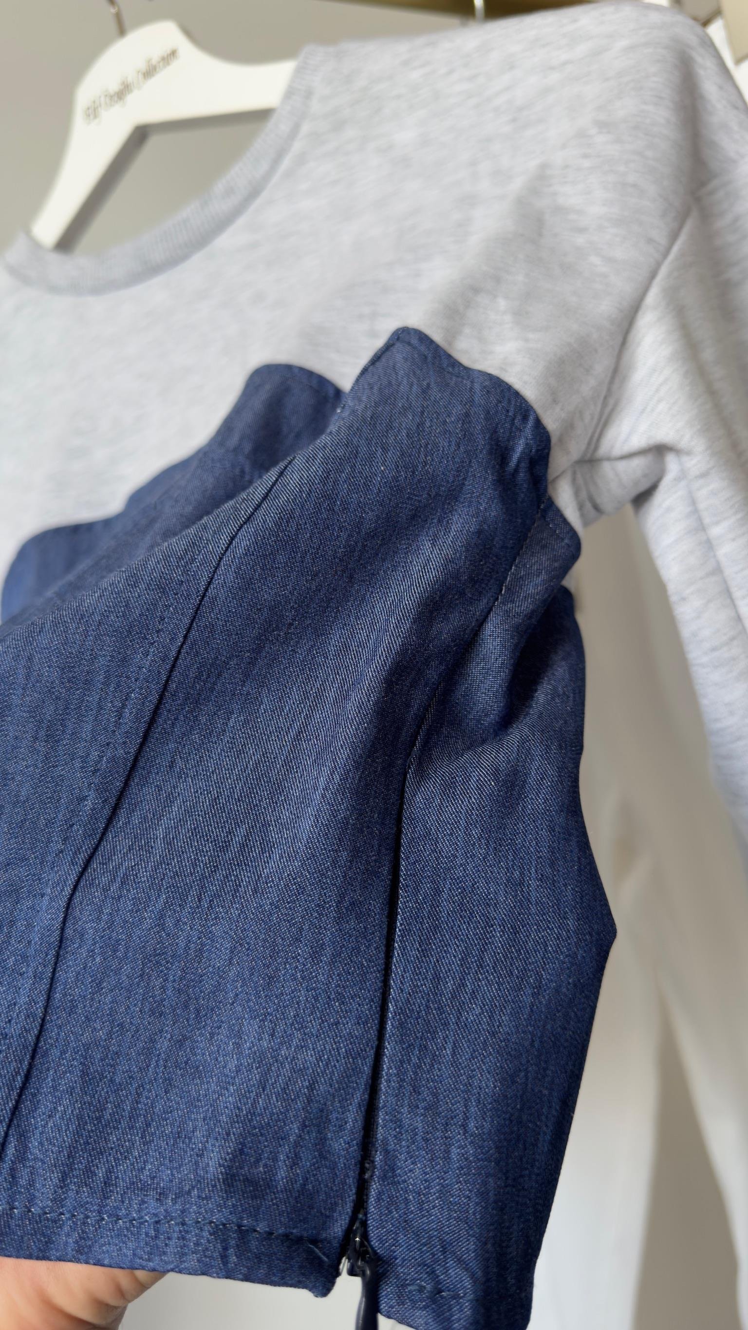Kot Garnili Gri Sweat