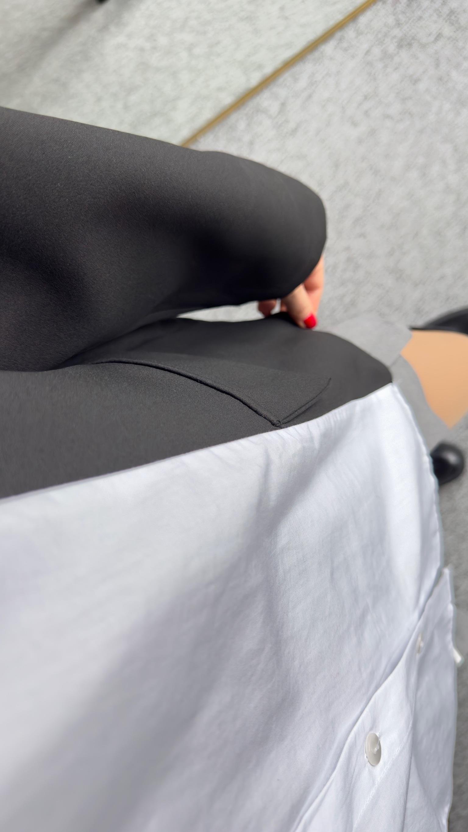 Orj Model Poplin Garnili Gömlek Ceket