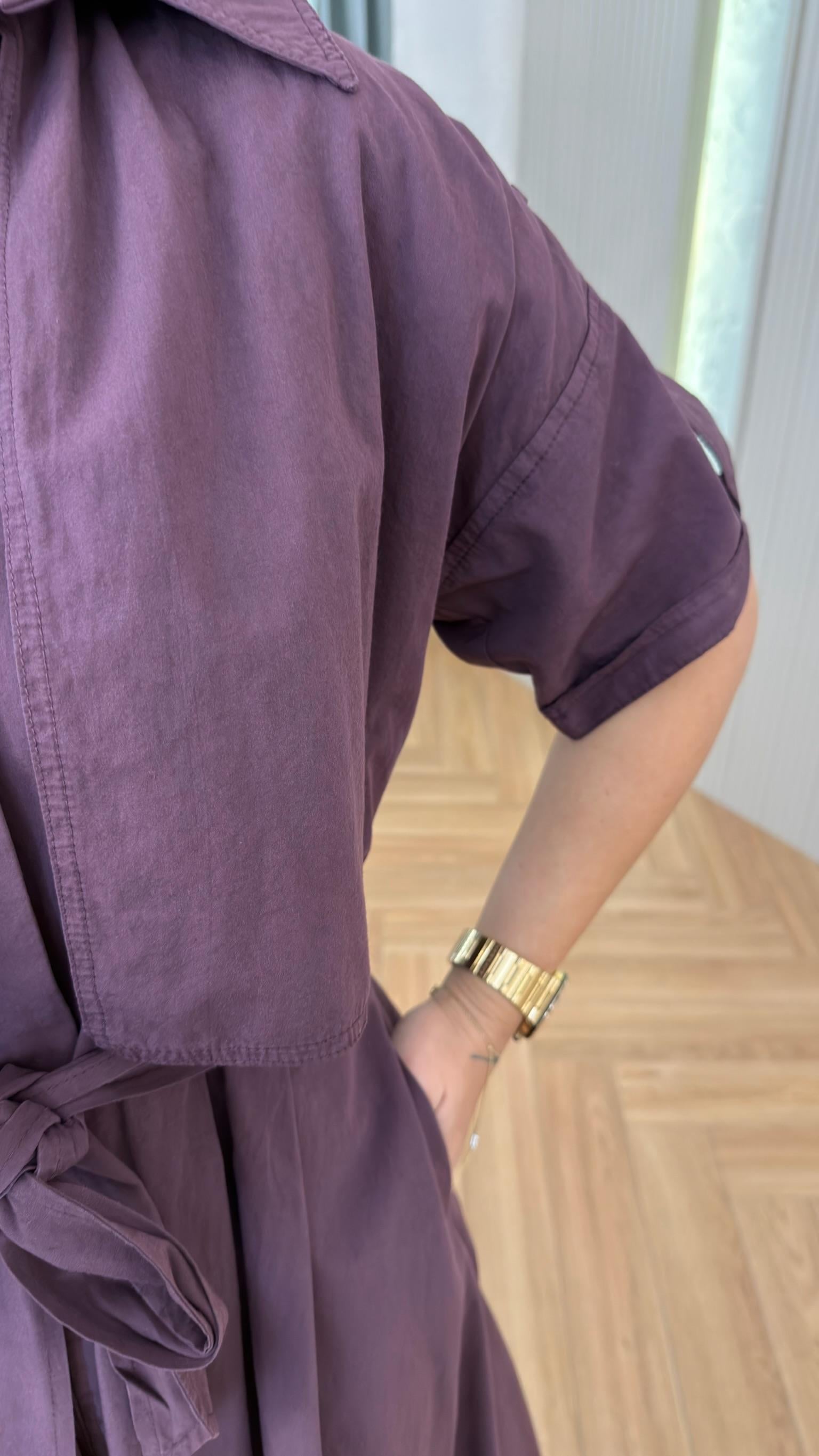 Bordo Neun Kapak Detaylı Premium Elbise 