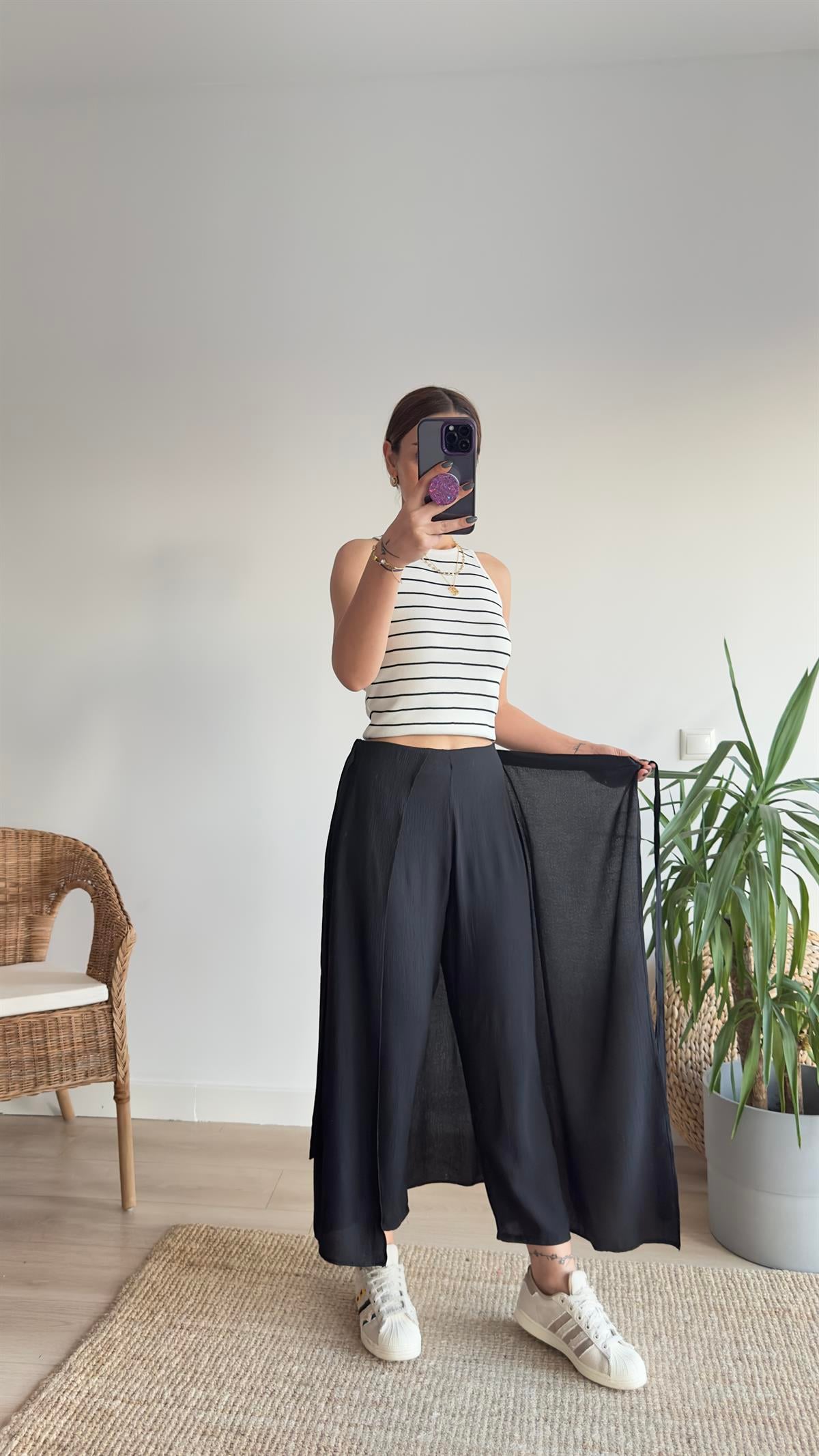 Zra Model Tasarım Pareo Etek Pantolon