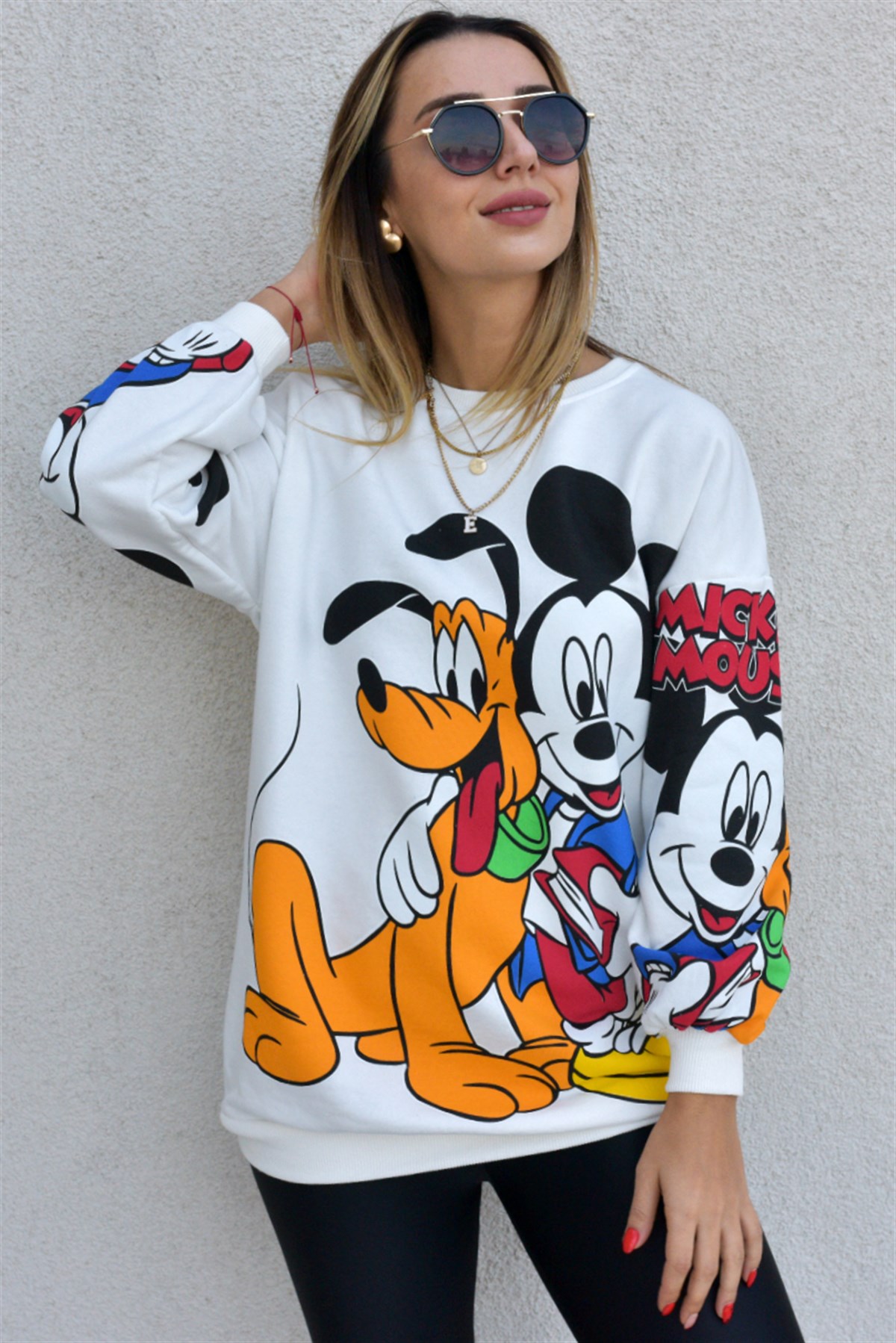 Karakter Baskılı Sweatshirt