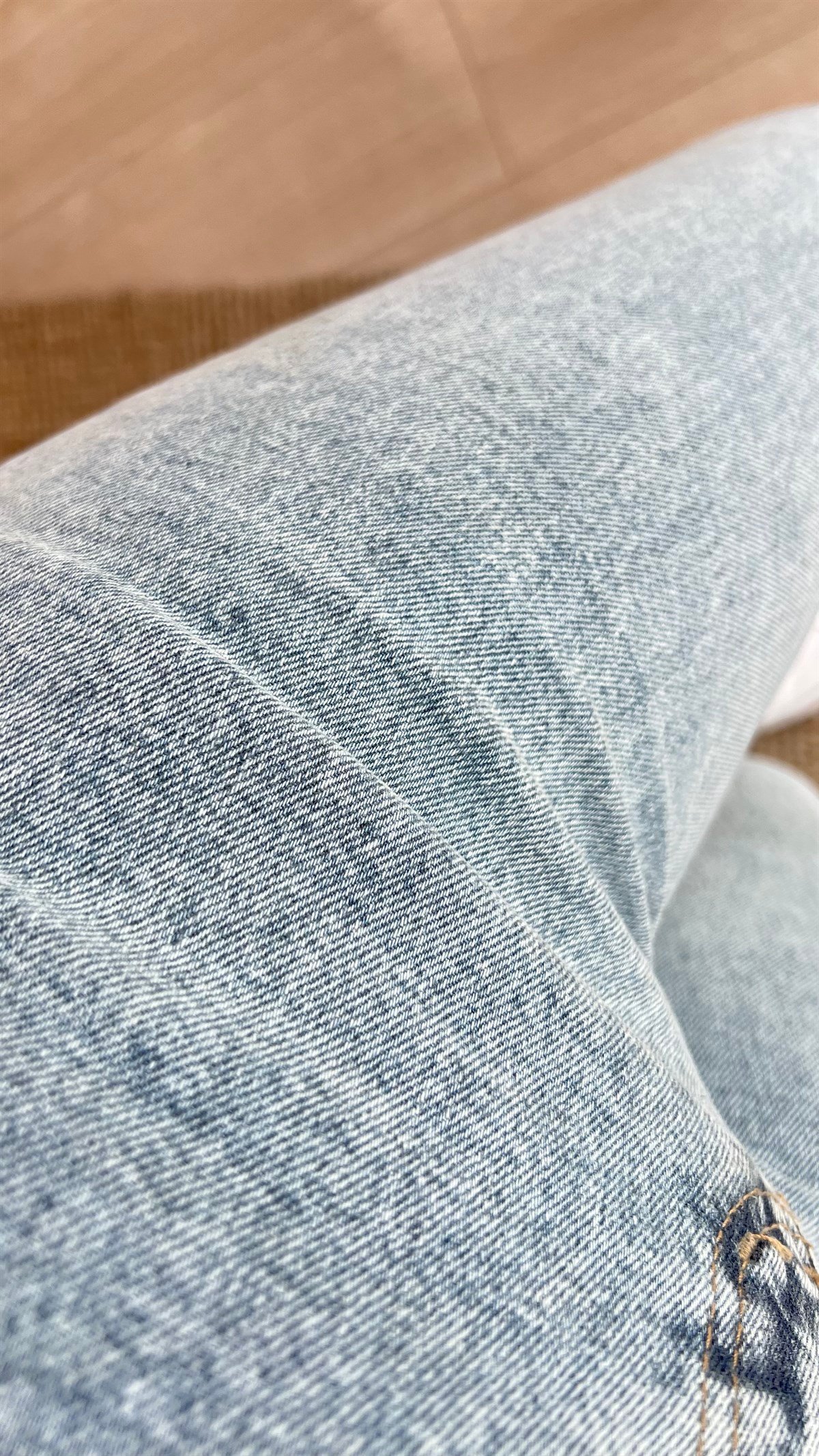 Yıkamalı Mavi Boyfit Jean