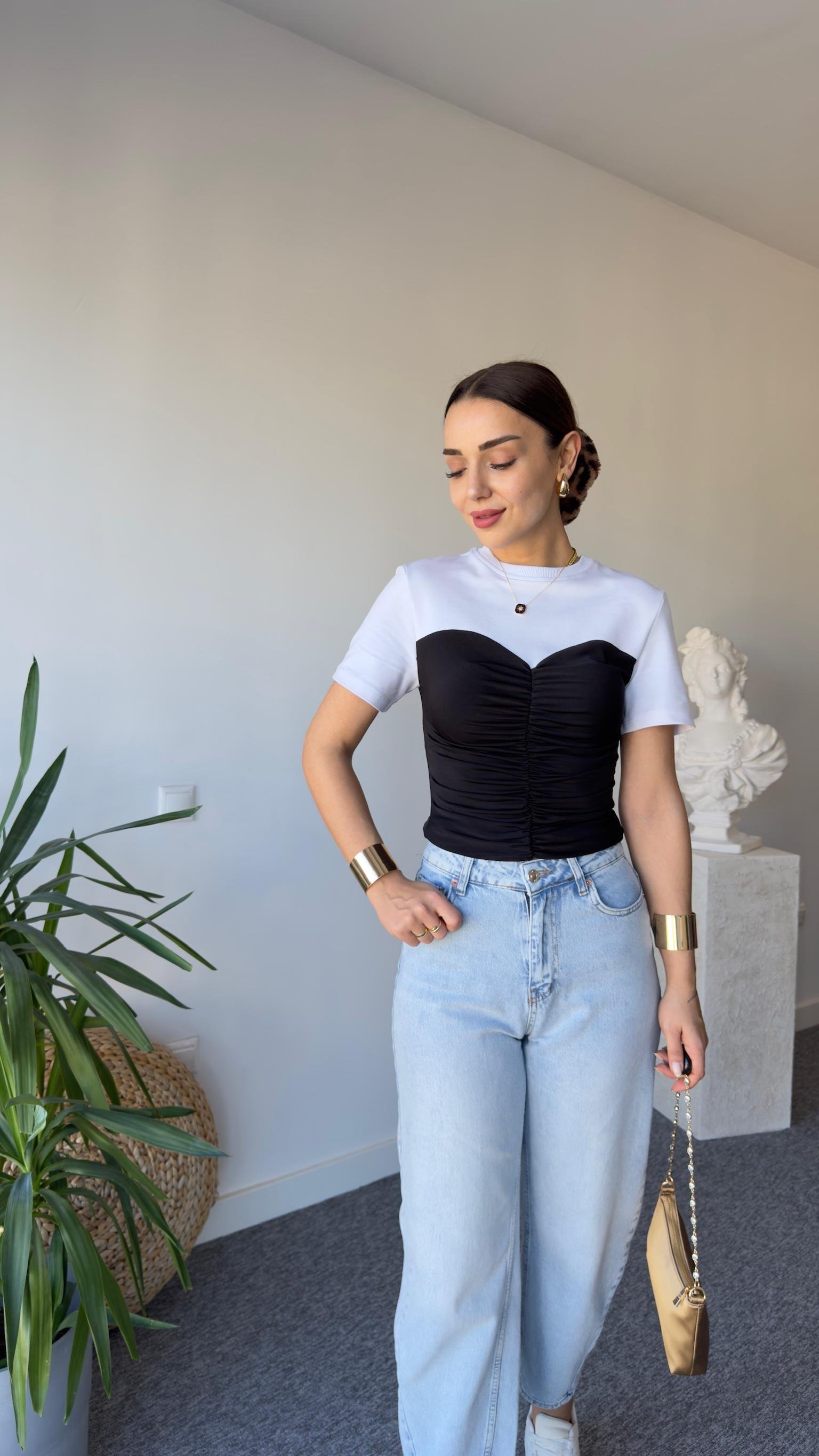 Beny Marka Model Büzgülü Tasarım Bluz