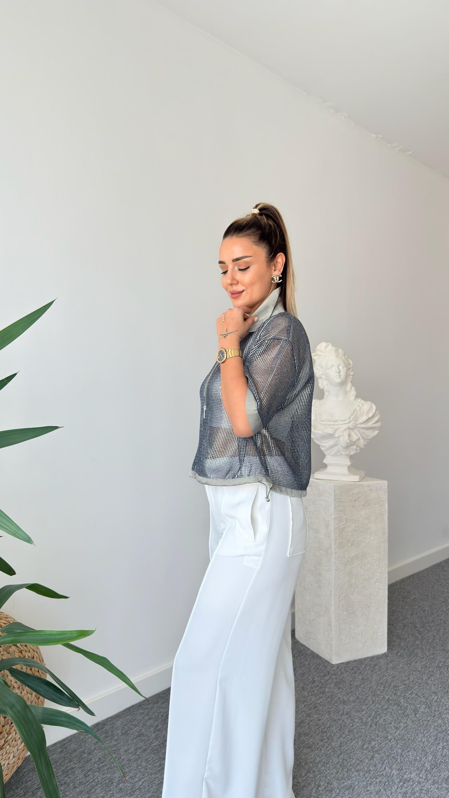 Haki Yakalı Ntwrk Model File Ceket