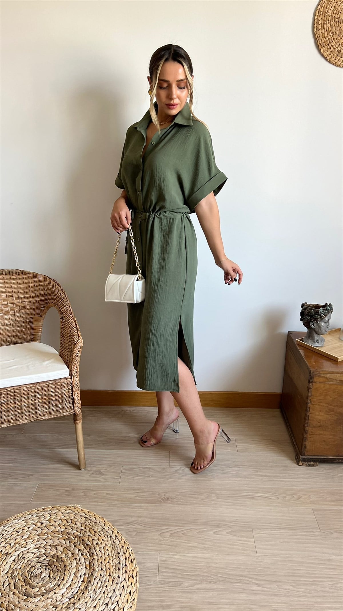 Massimo Dutti Model Gömlek Elbise