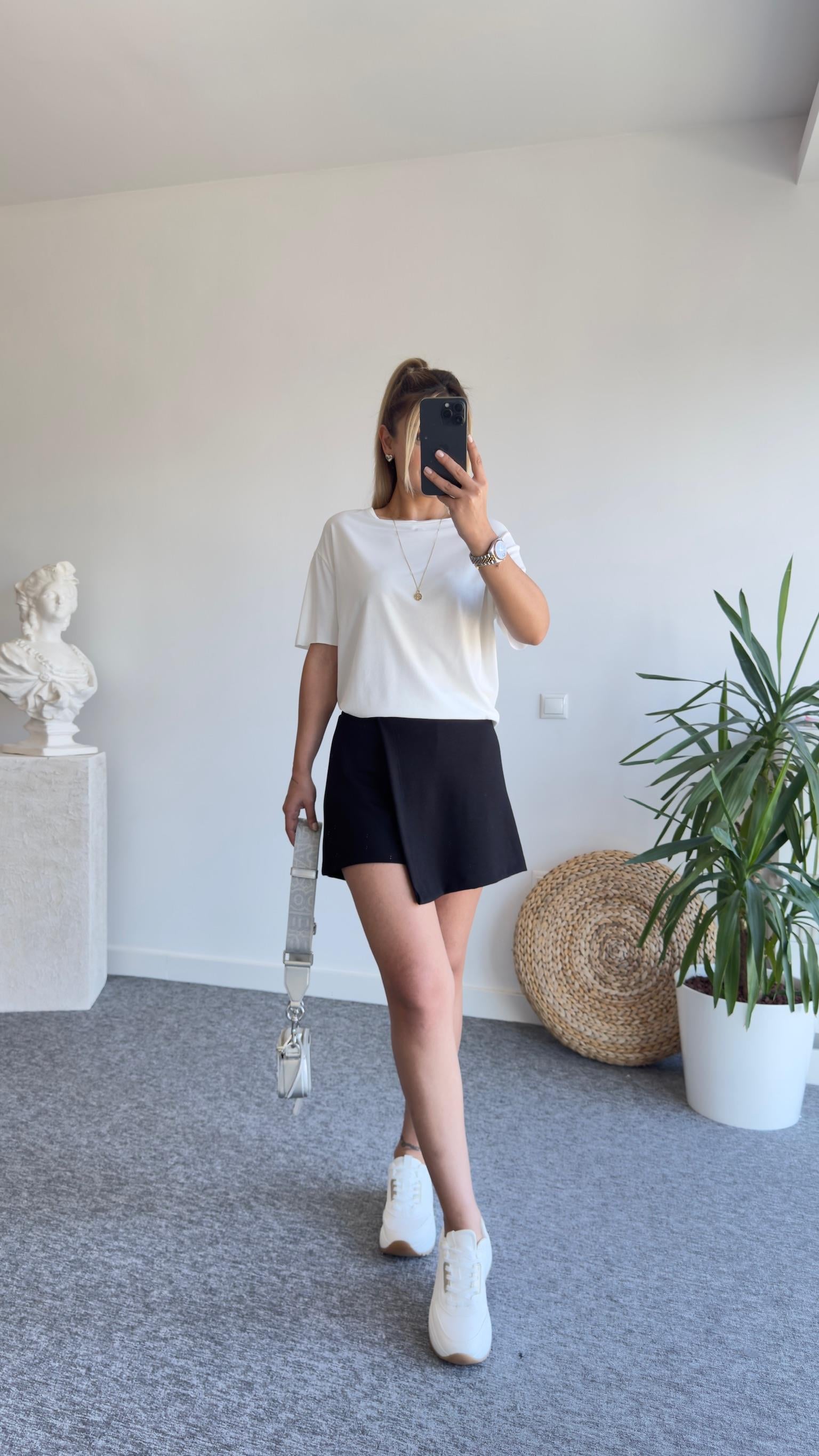 Oys Model Modal Şort Etek