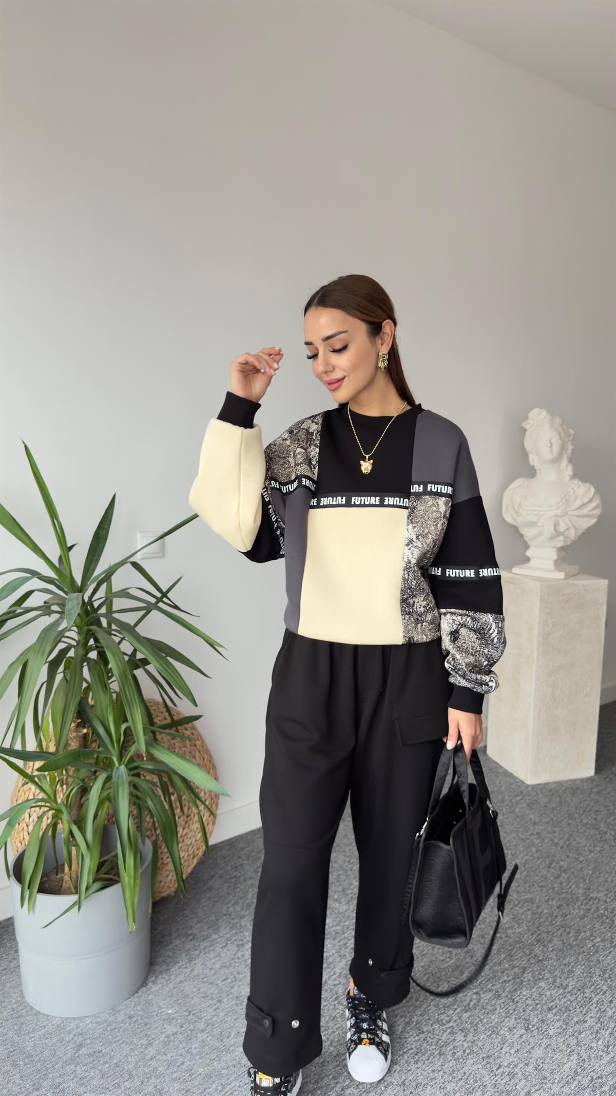 Future Patcworkh Tasarım Sweat