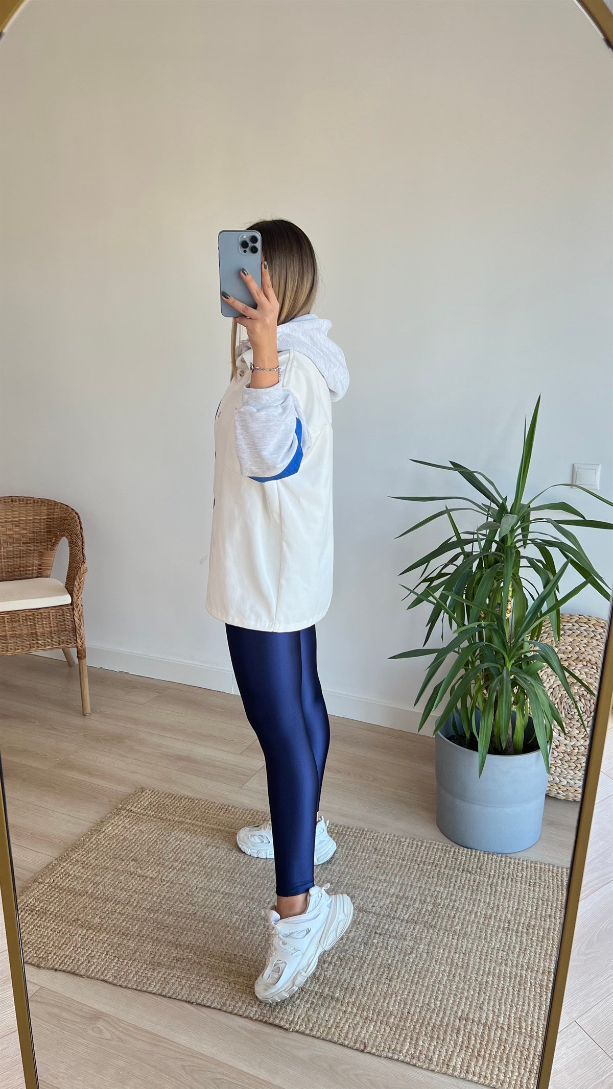 Twist Model Penye Detaylı Gömlek Ceket