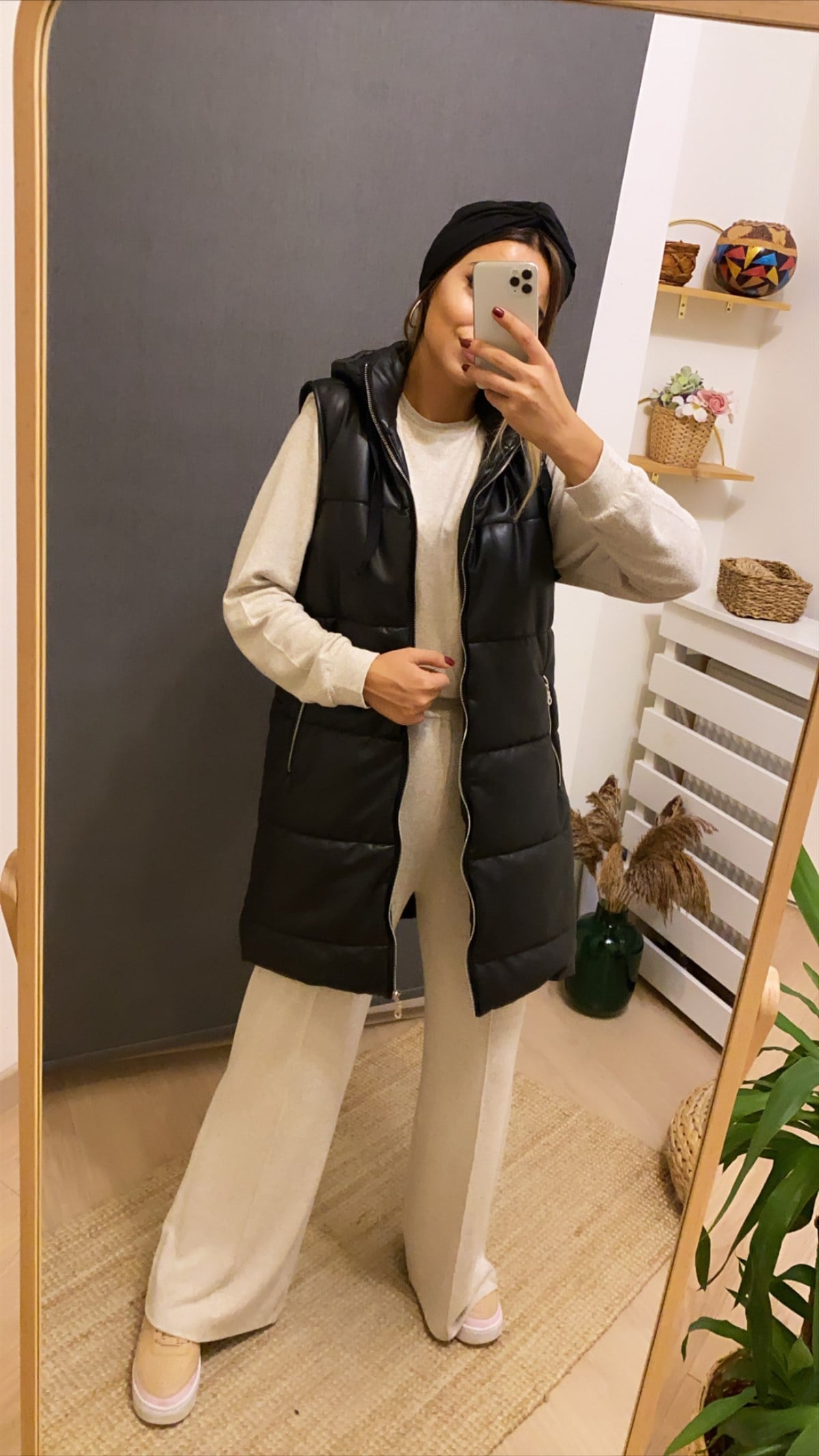 Zara Model Deri Yelek