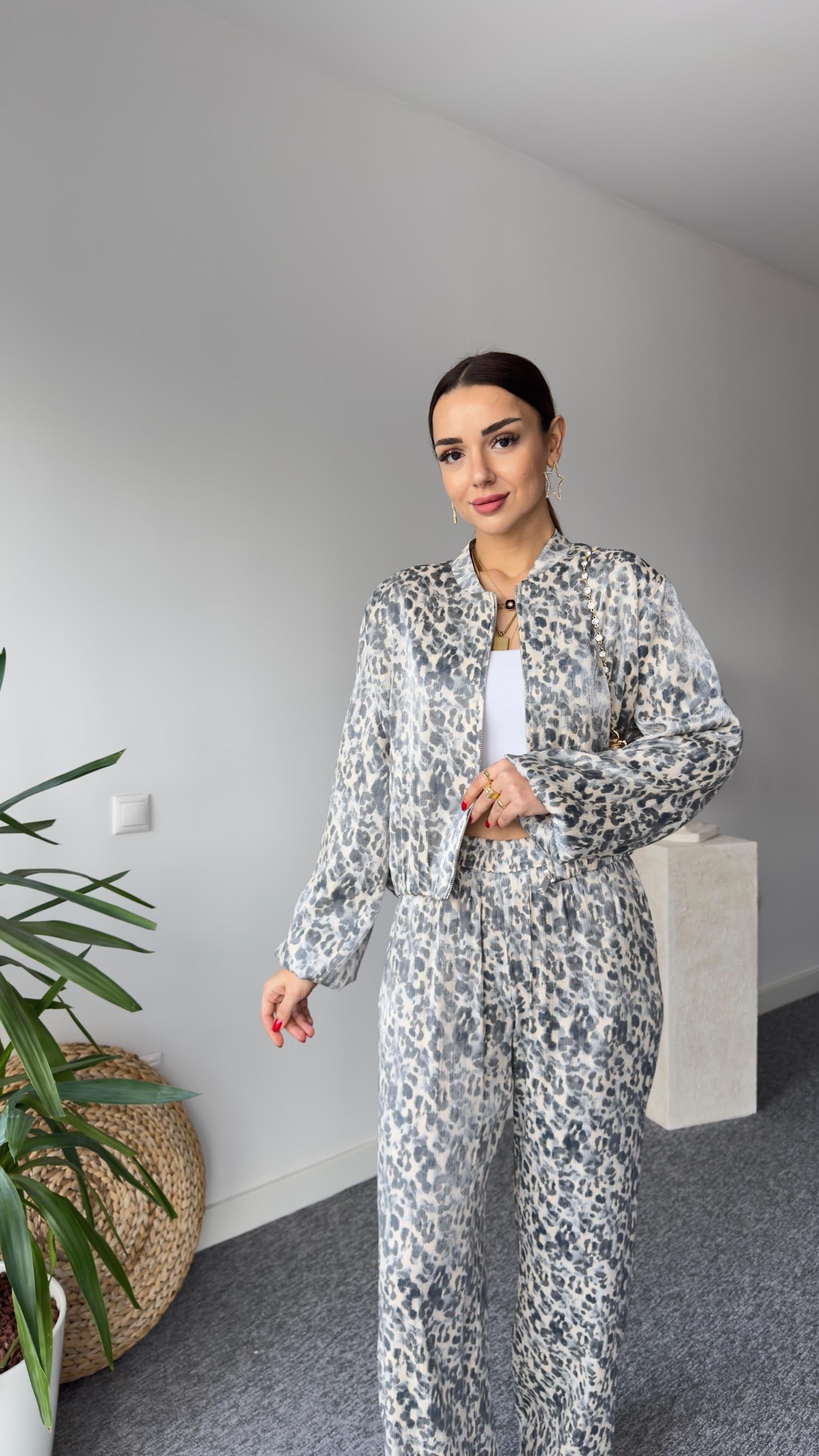 Zuma Leopar Desen İkili Takım