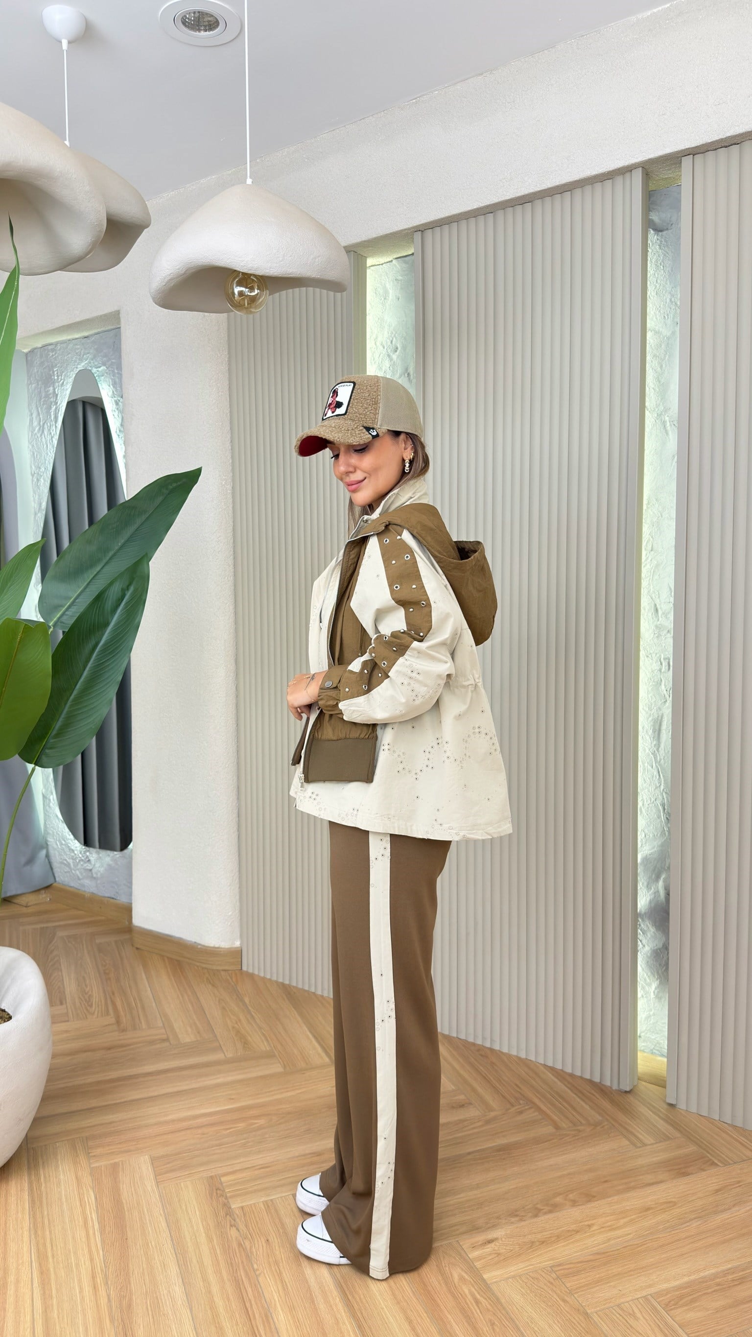 Kahve Tws Model Brode Detaylı Tasarım Takım
