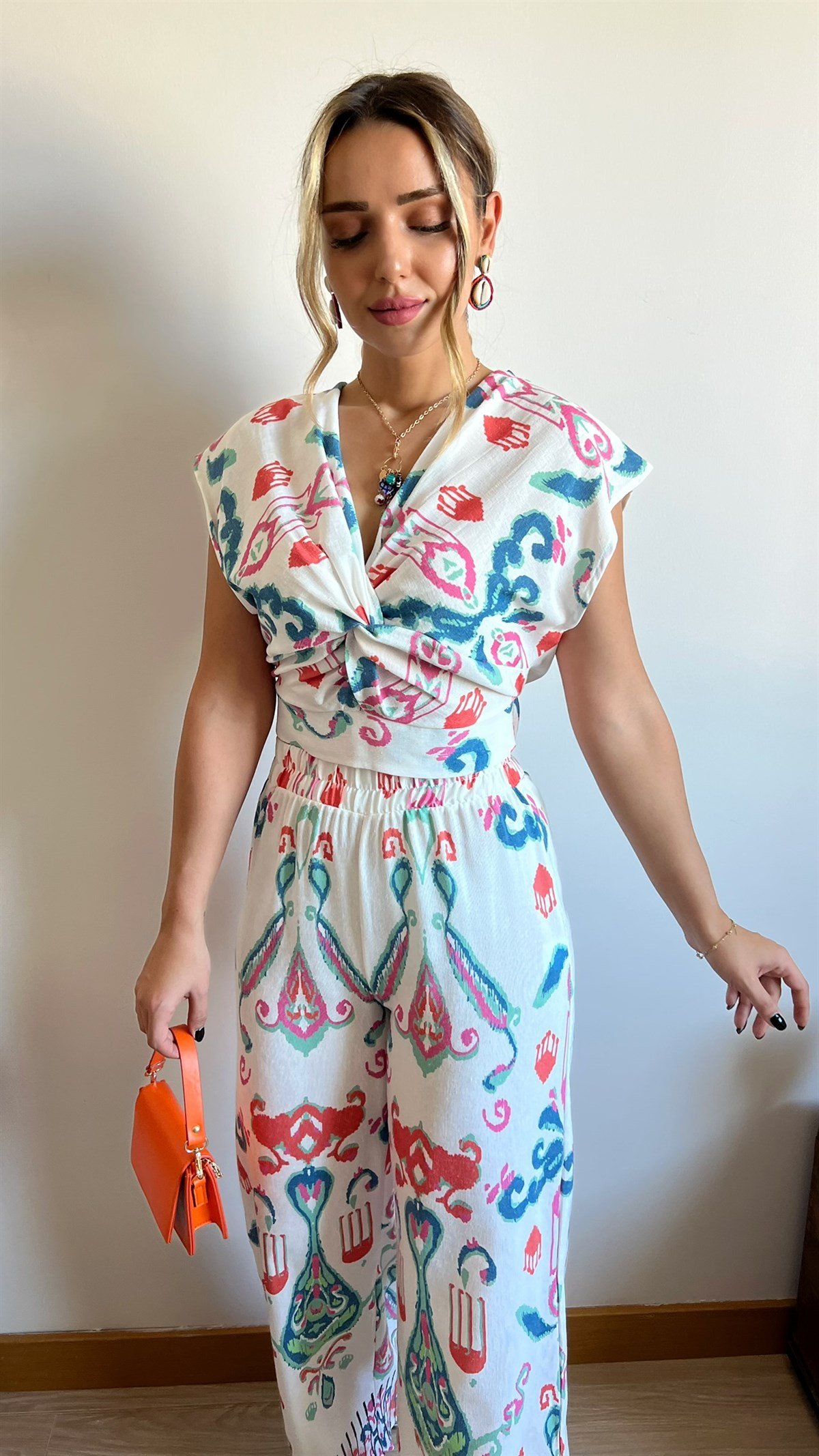 Etnik Desen Zara Model Takım