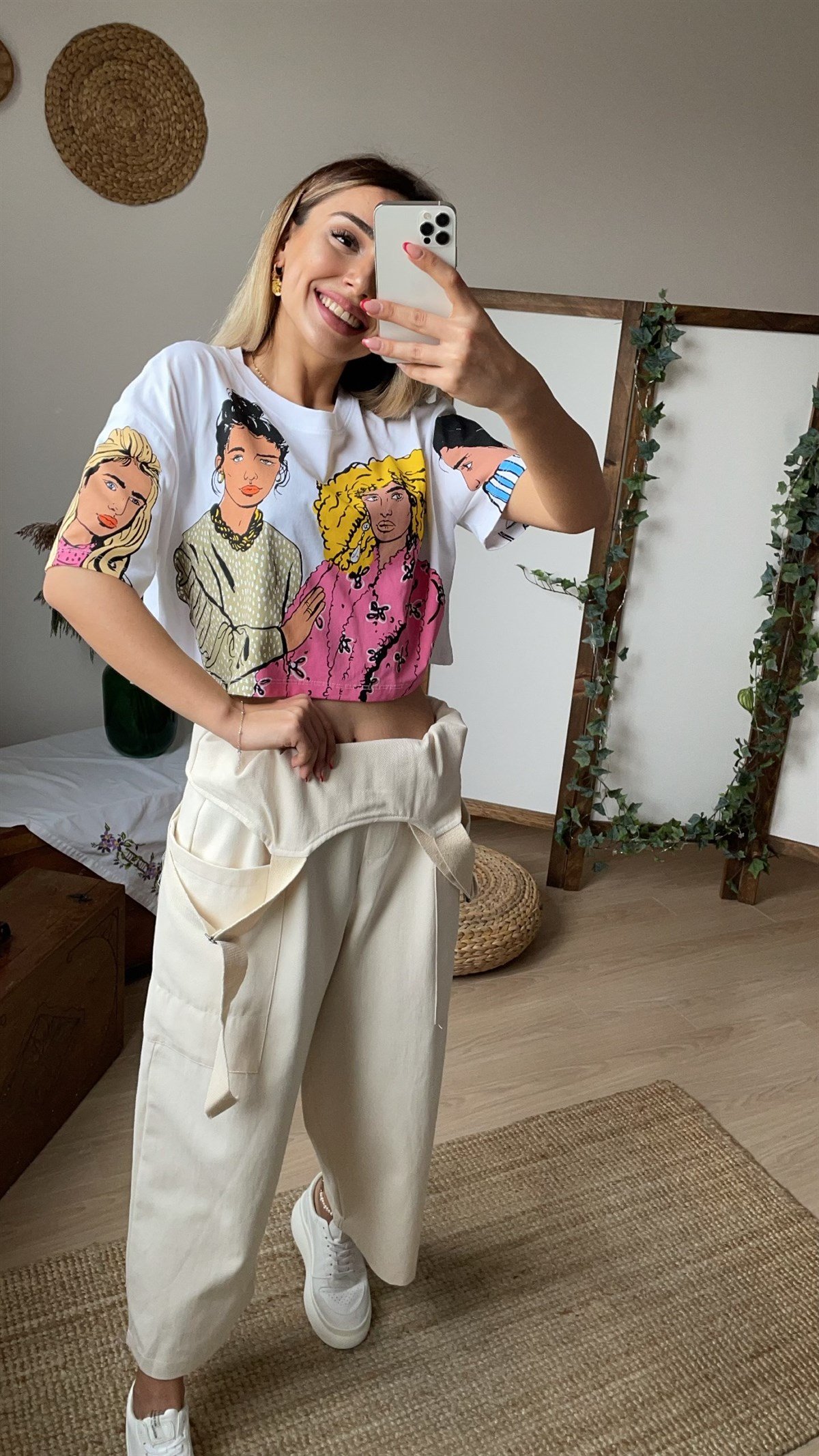 Zara Model Kız Baskılı Tshirt