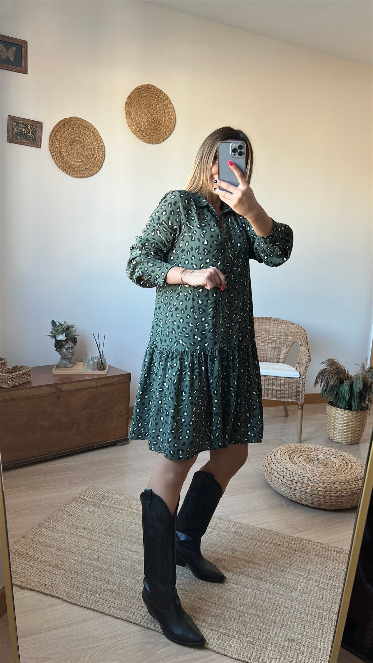 Orijinal Marka Haki Elbise 