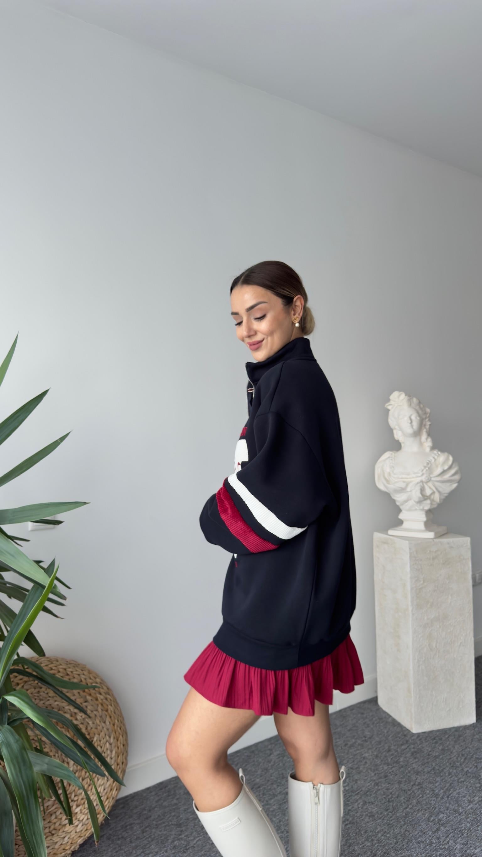 Cool Edıtıon Yarım Fermuarlı Sweatshirt