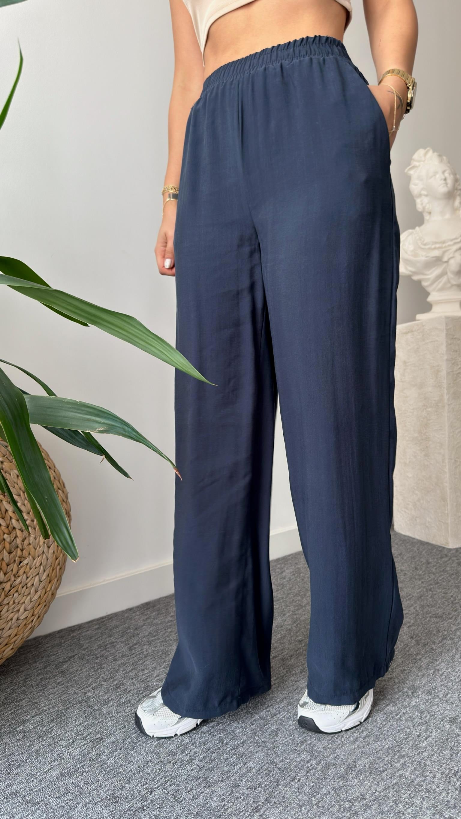 Lacivert Resa Gold Fermuarlı Tensel Takım