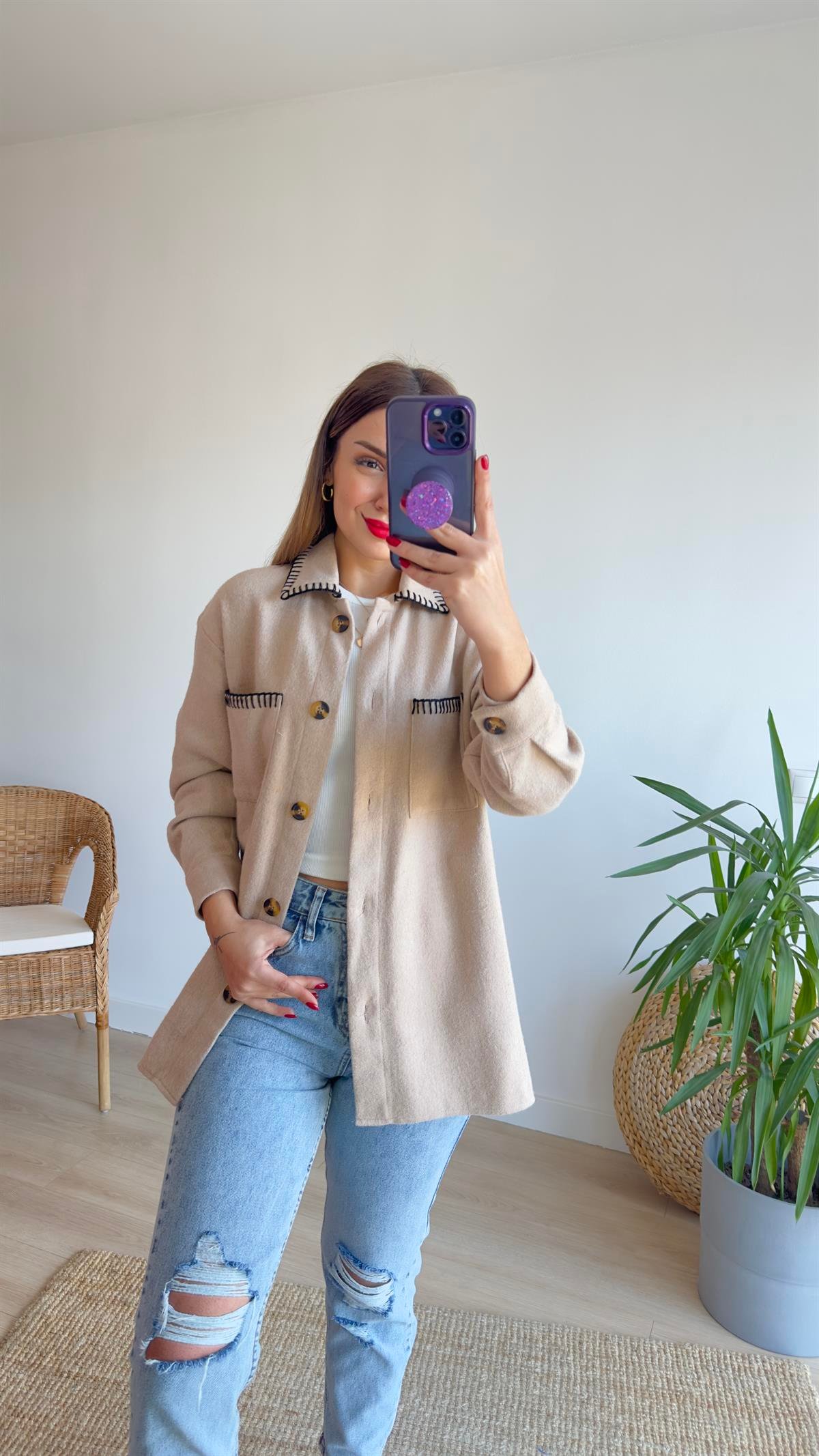 Zra Model Dikişli Ceket