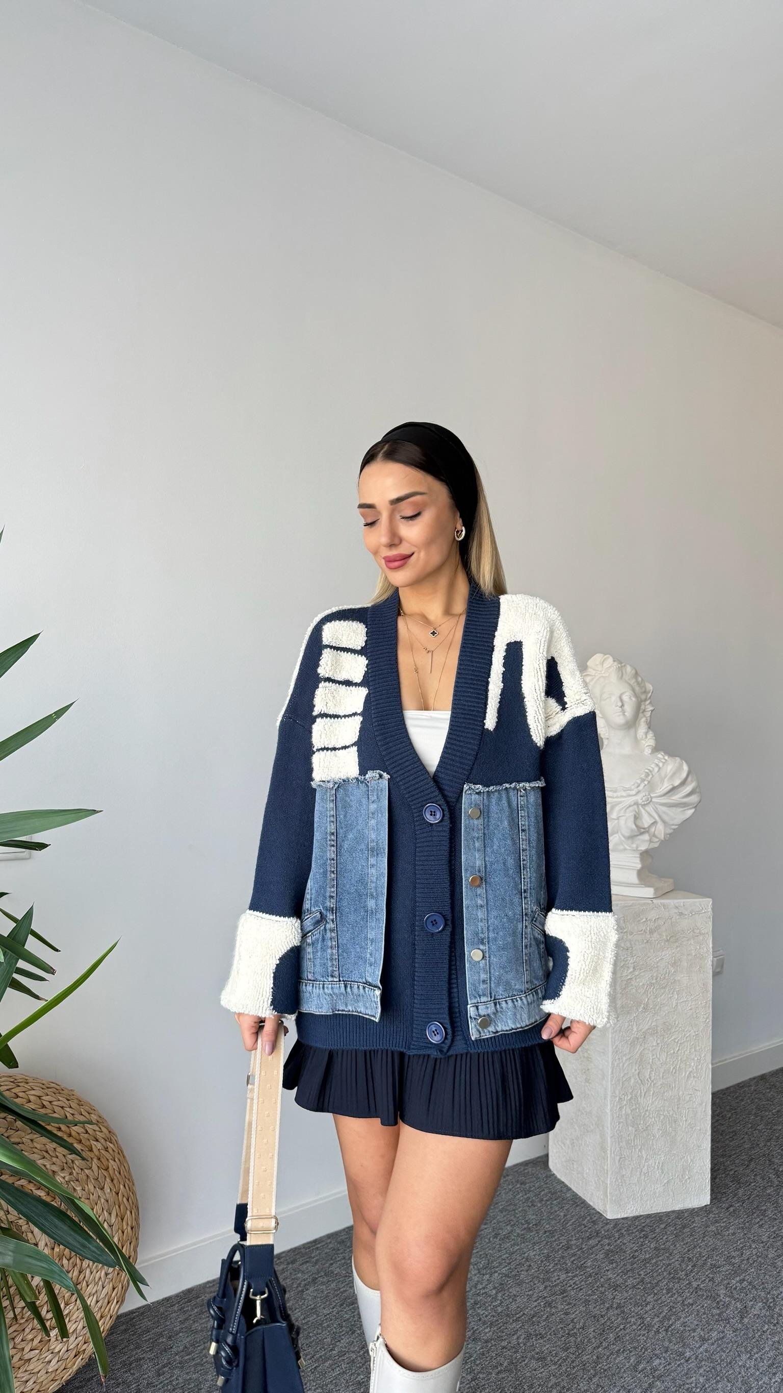 Brena Kot Detaylı Premium Hırka