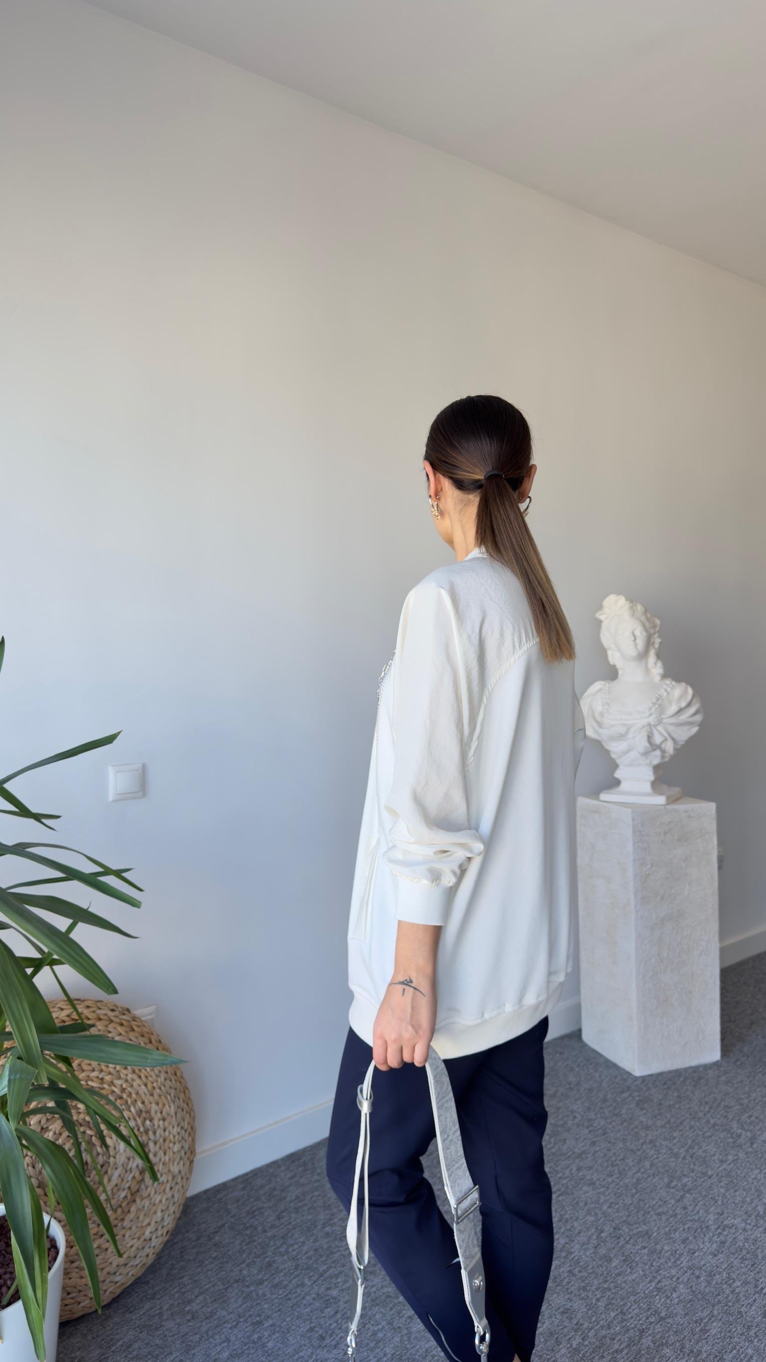 Orj Model Aksesuarlı Paraşüt Garni Sweat