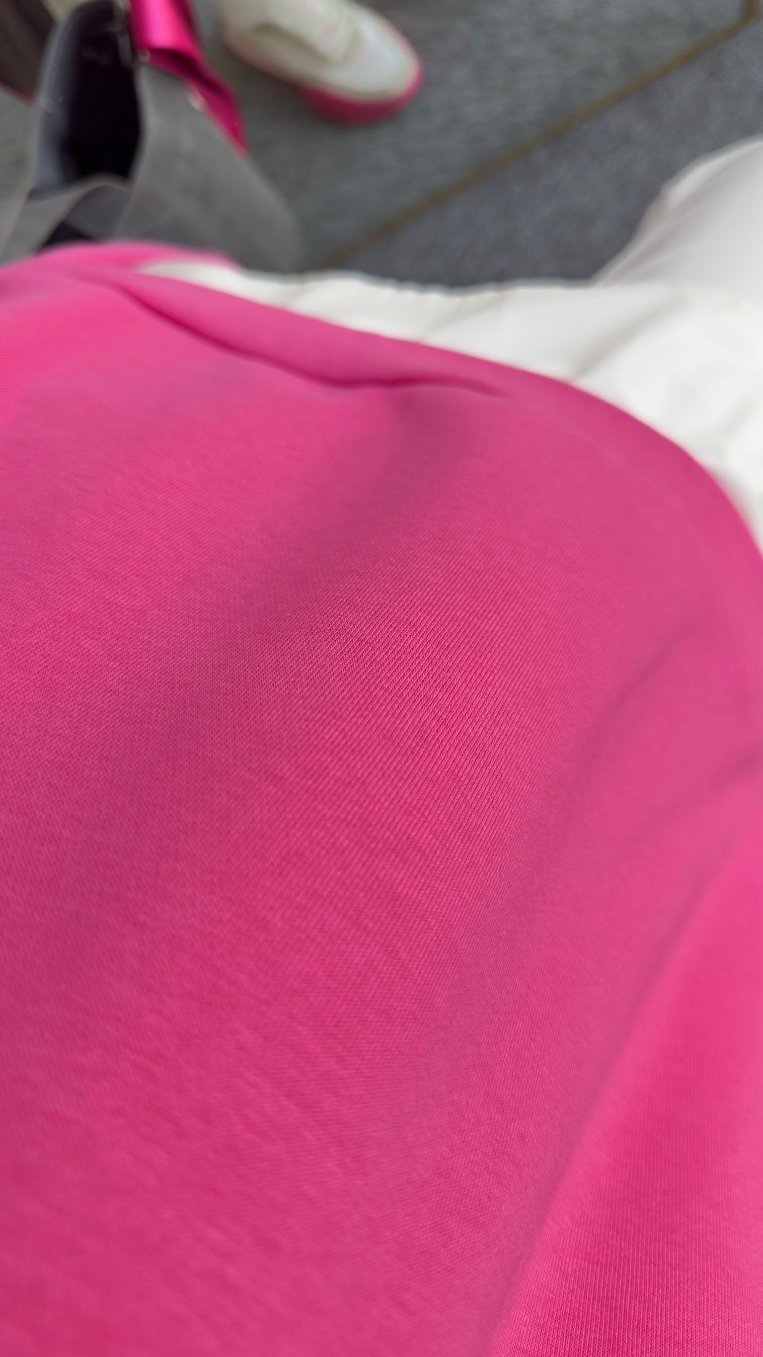 Balıkçı Yaka Fuşya Gömlek Detay Sweat