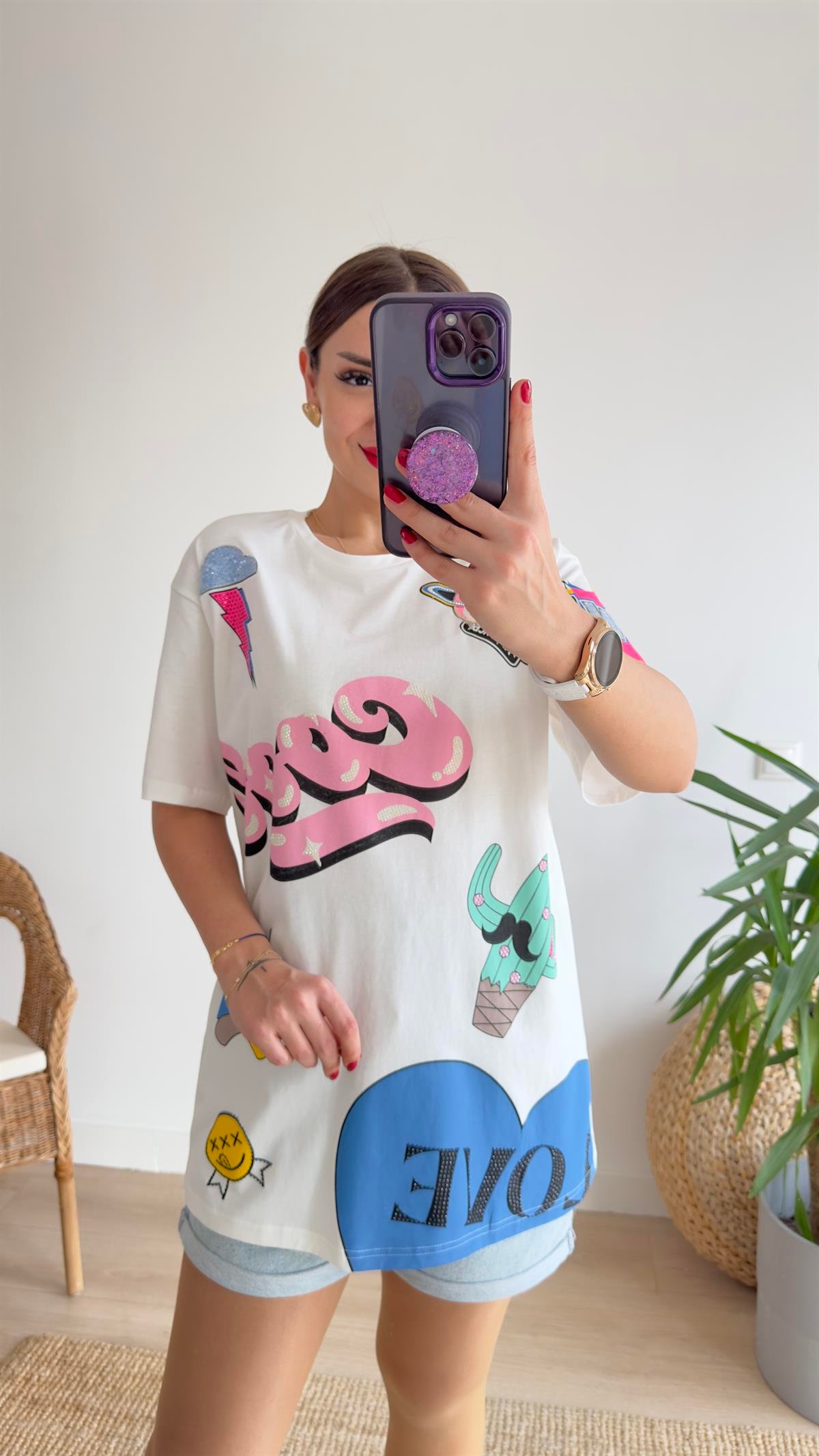 Wick Renkli Baskı Tasarım Tshirt