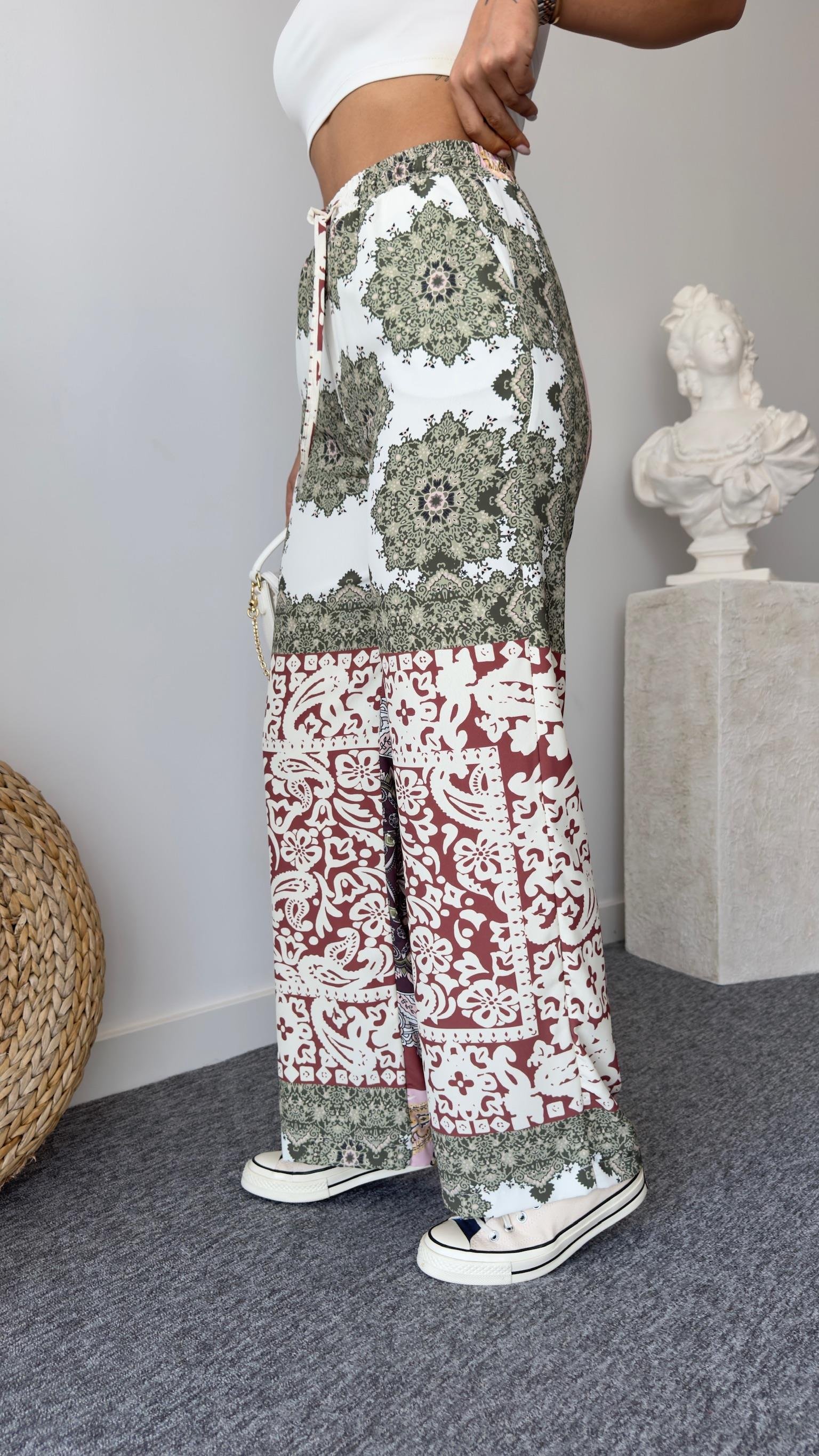 Zra Model Karışık Desen Pantolon
