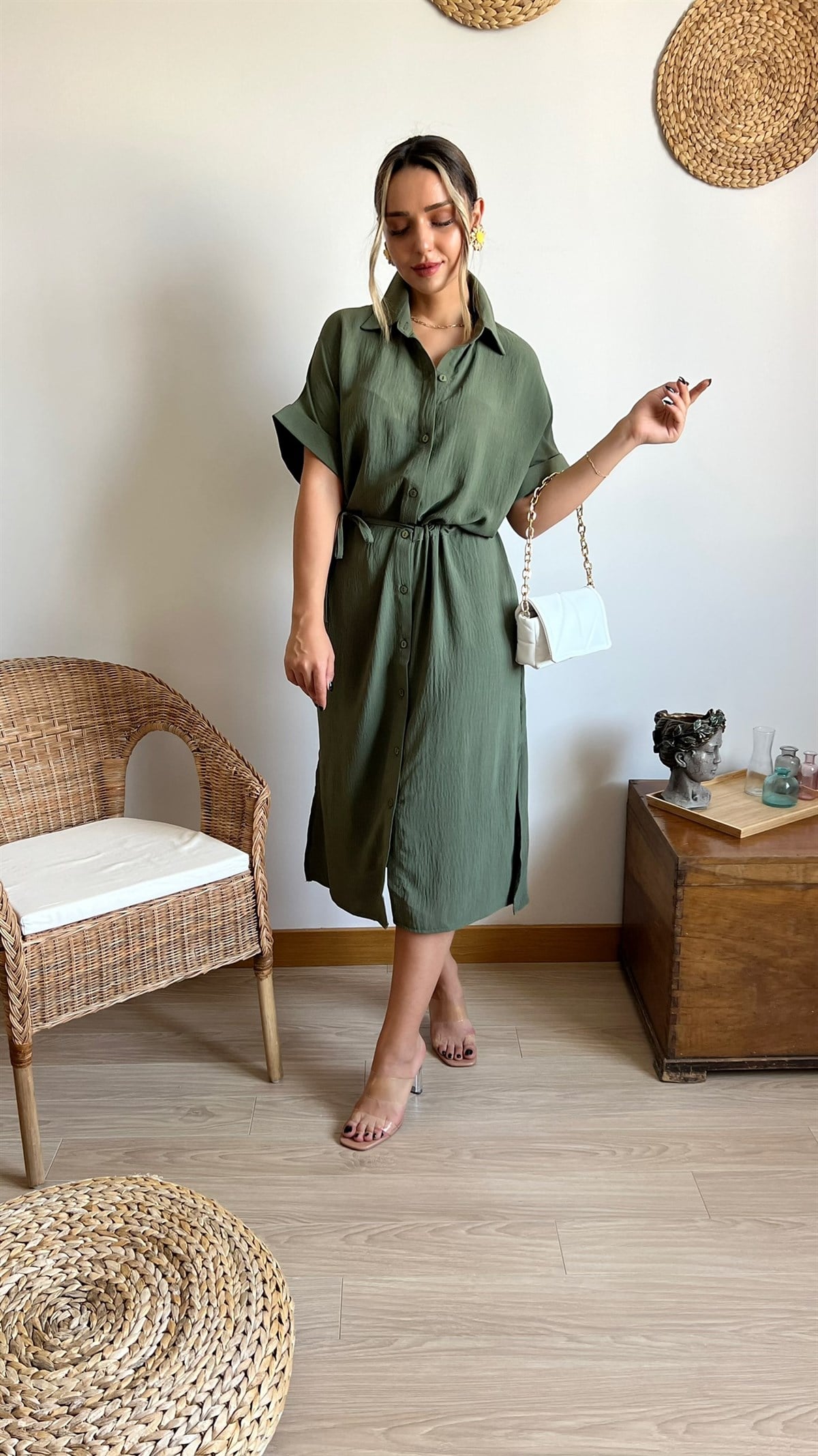 Massimo Dutti Model Gömlek Elbise