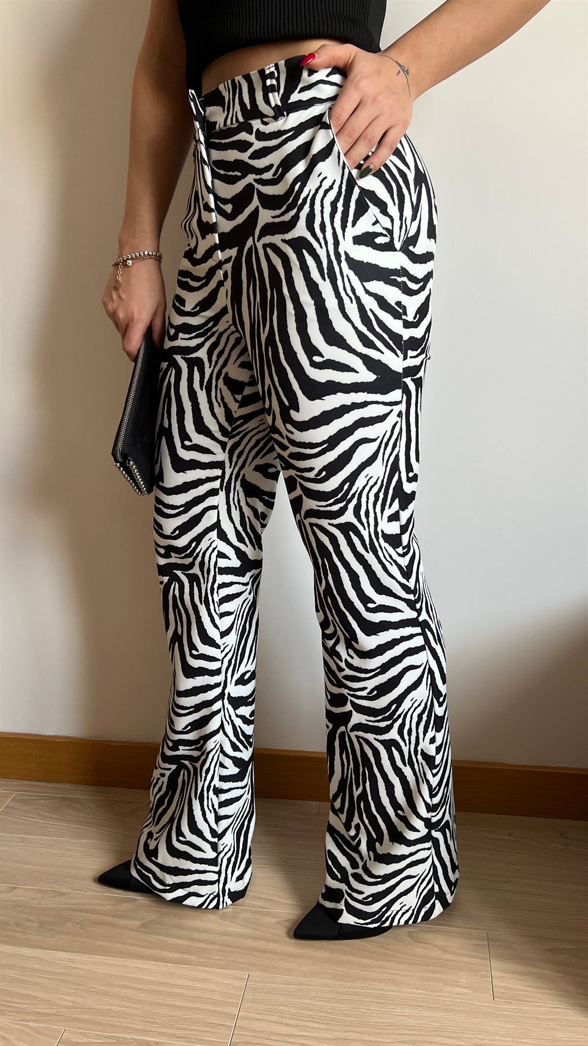 İpekyol Model Zebra Tasarım Pantolon