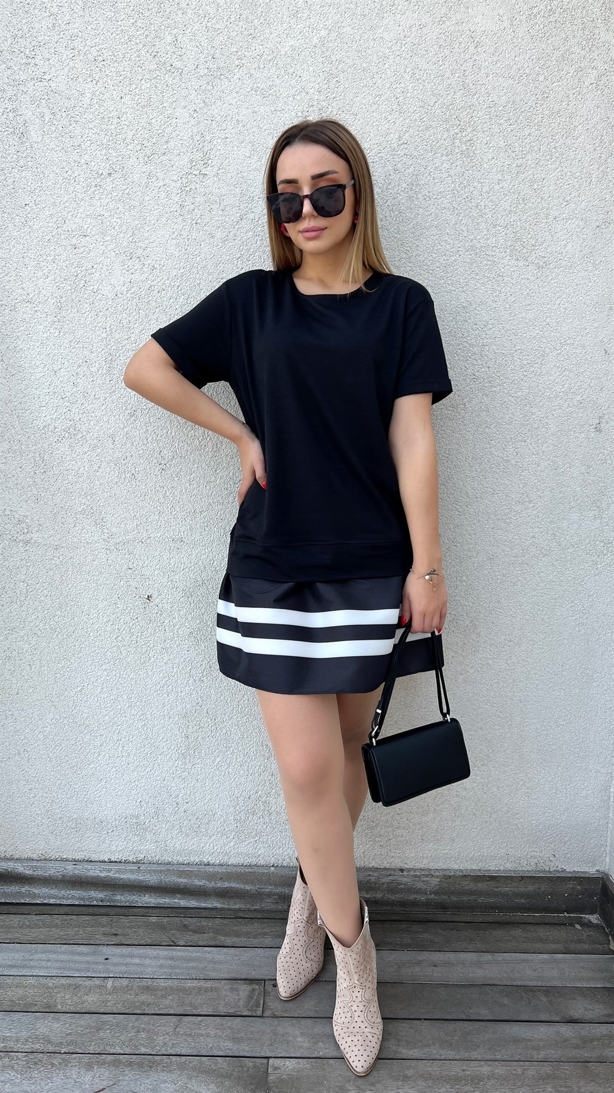 Twist Model Siyah Basic Elbise