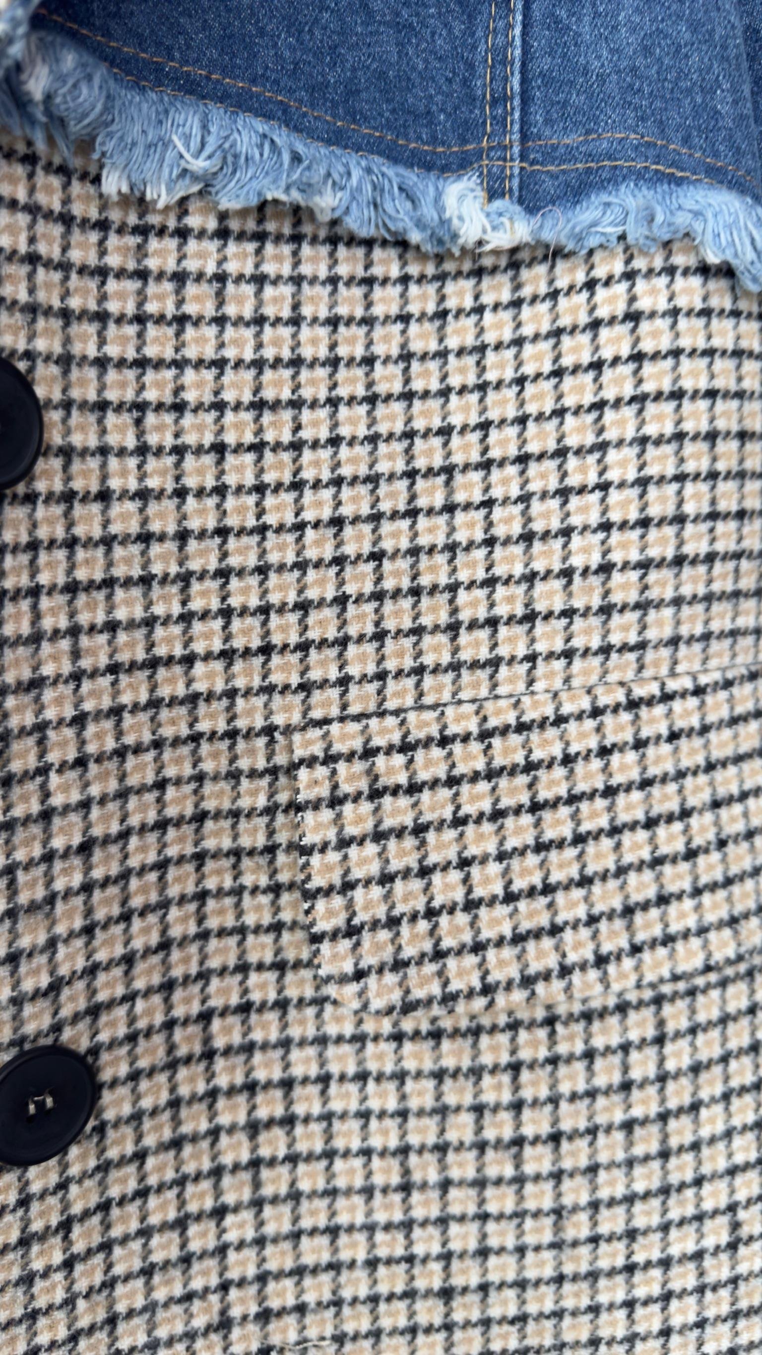 Asia Kot Detaylı Kaşe Blazer Ceket