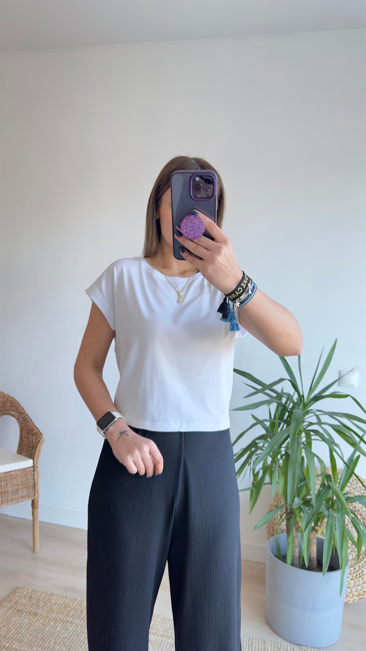 Valens Beyaz Basic Tshirt