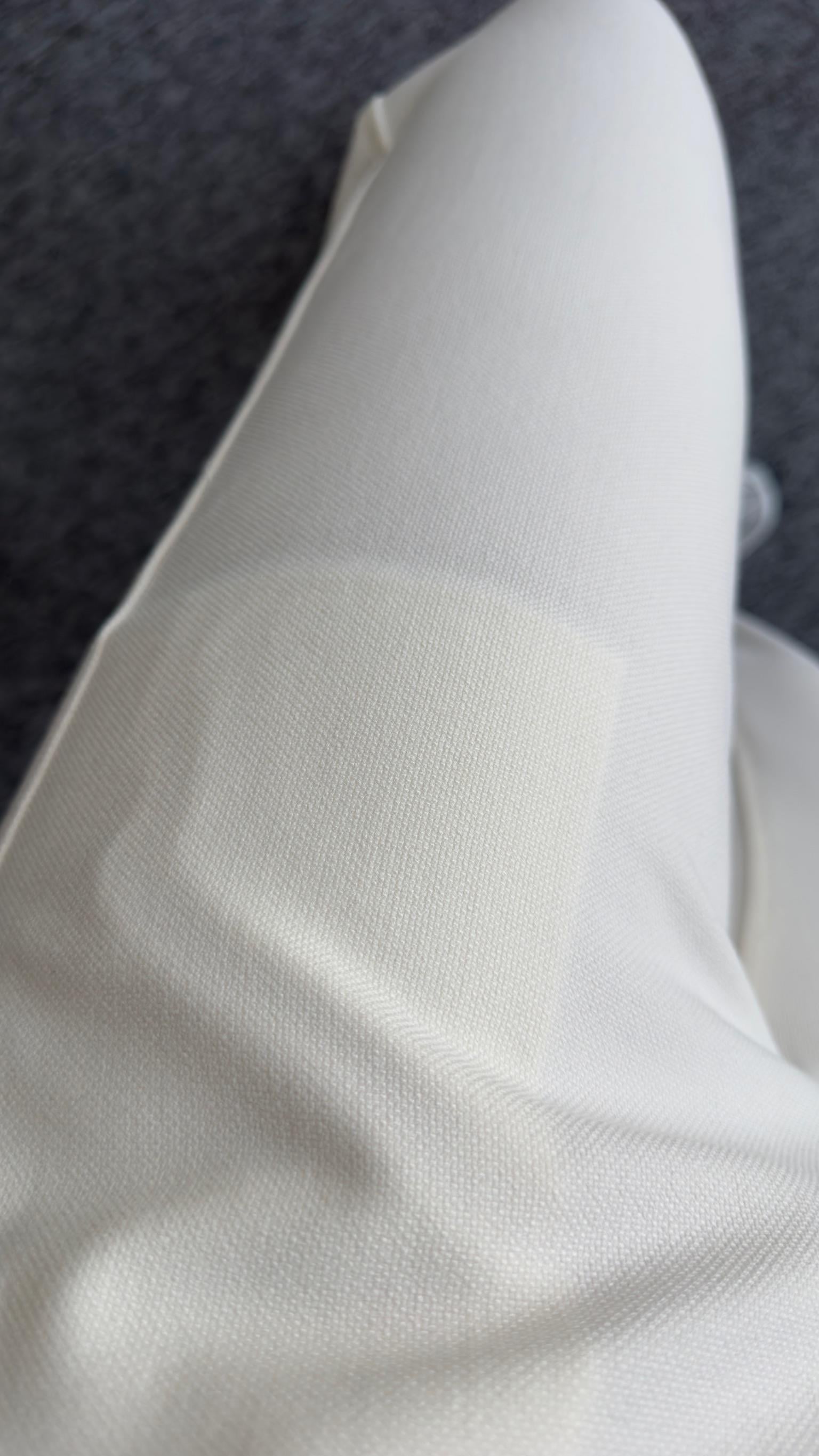 Carrie Paça Lastikli Ekru Pantolon