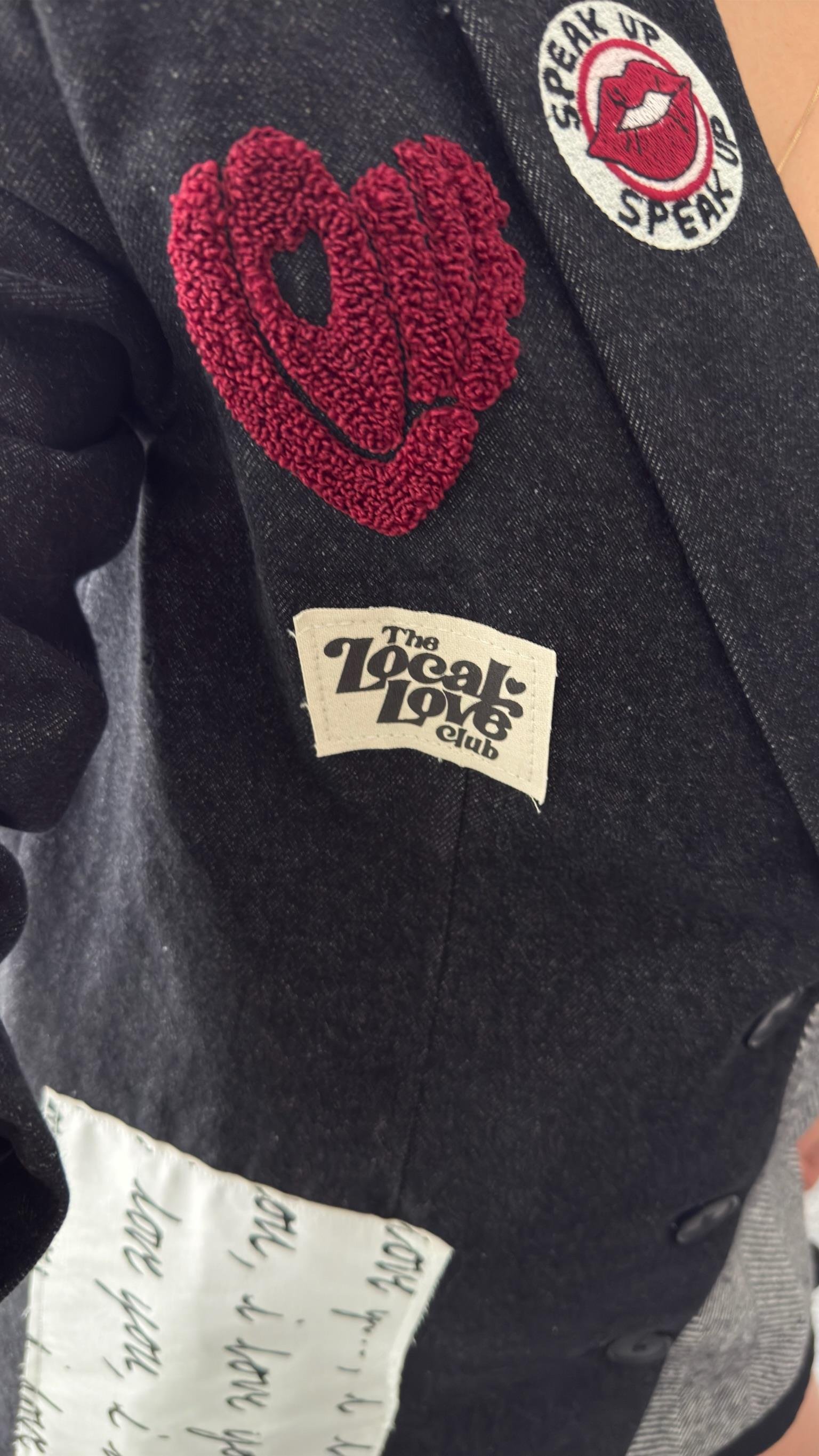 Quqe Tasarım Nakışlı Kaşe Blazer Ceket