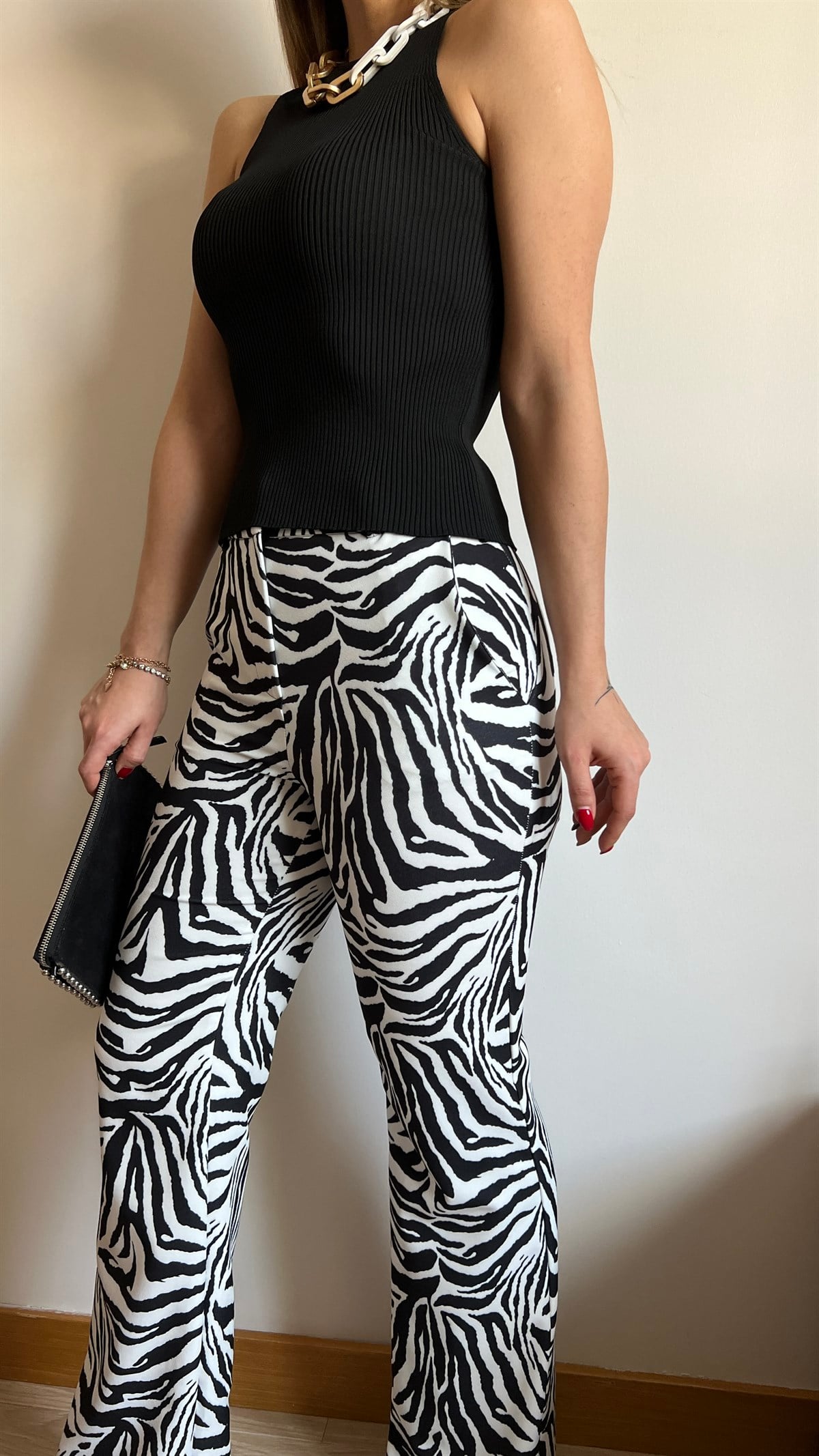 İpekyol Model Zebra Tasarım Pantolon