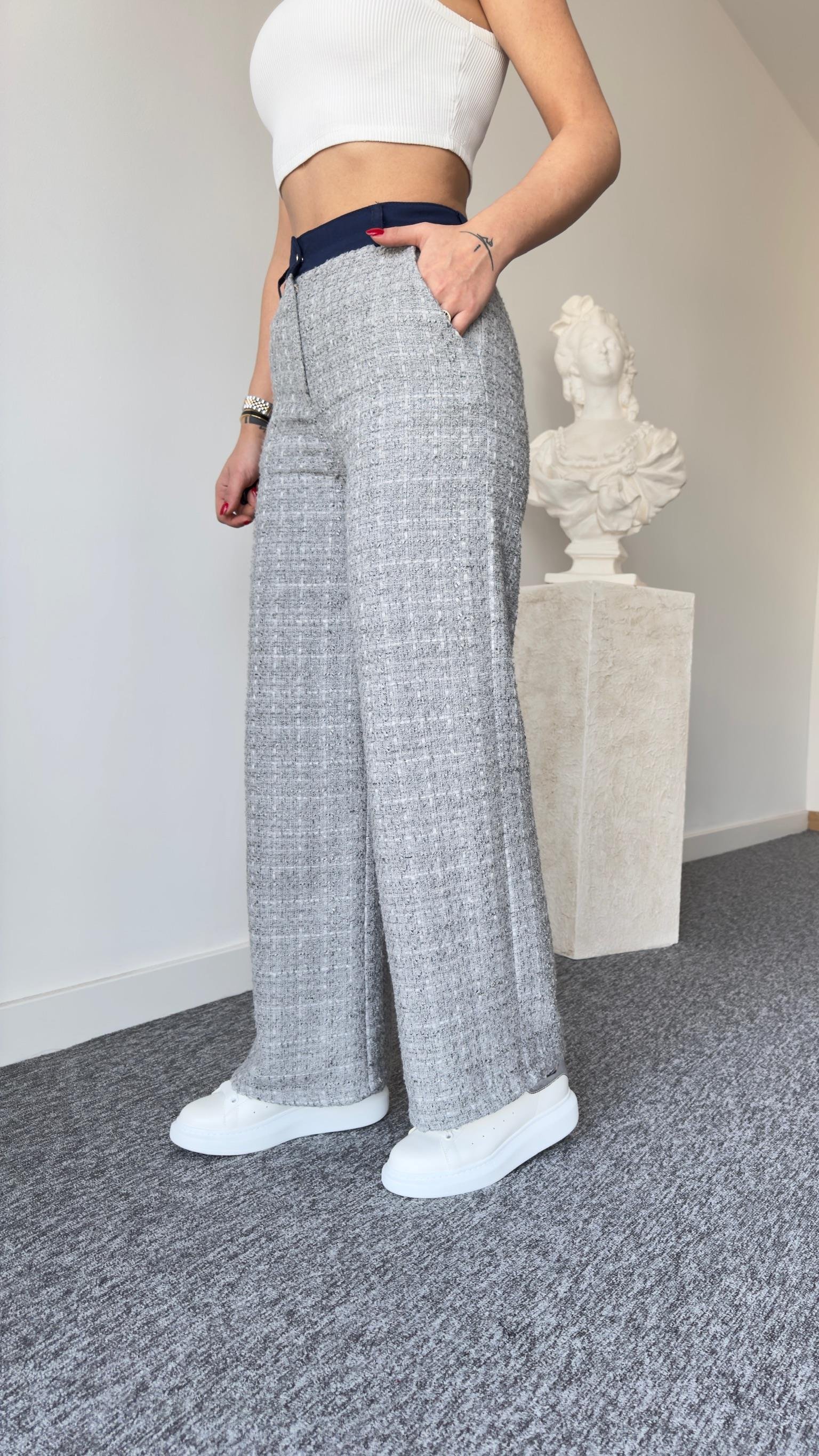 Rino Gri Ceketli Tüvit Takım