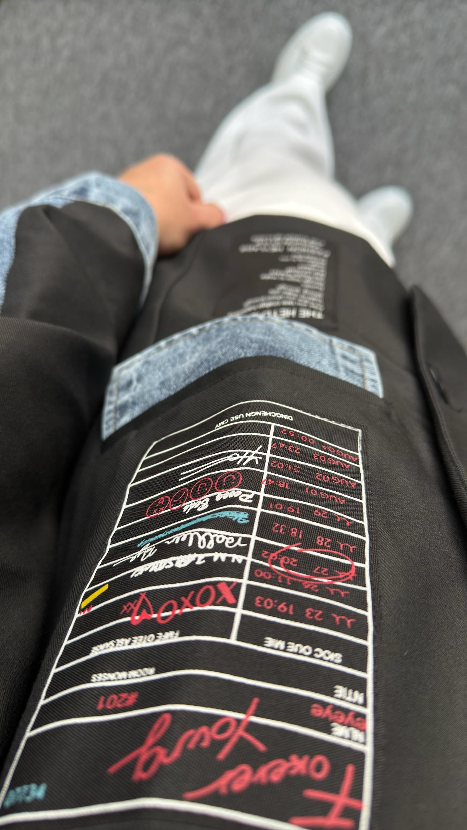Verda Sırt Kot Detaylı Blazer Ceket