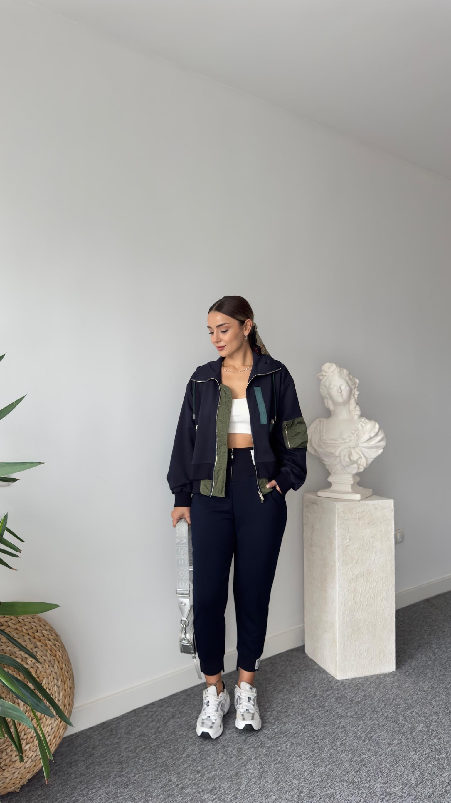 Vanue Marka Model Tasarım Lacivert Ceket