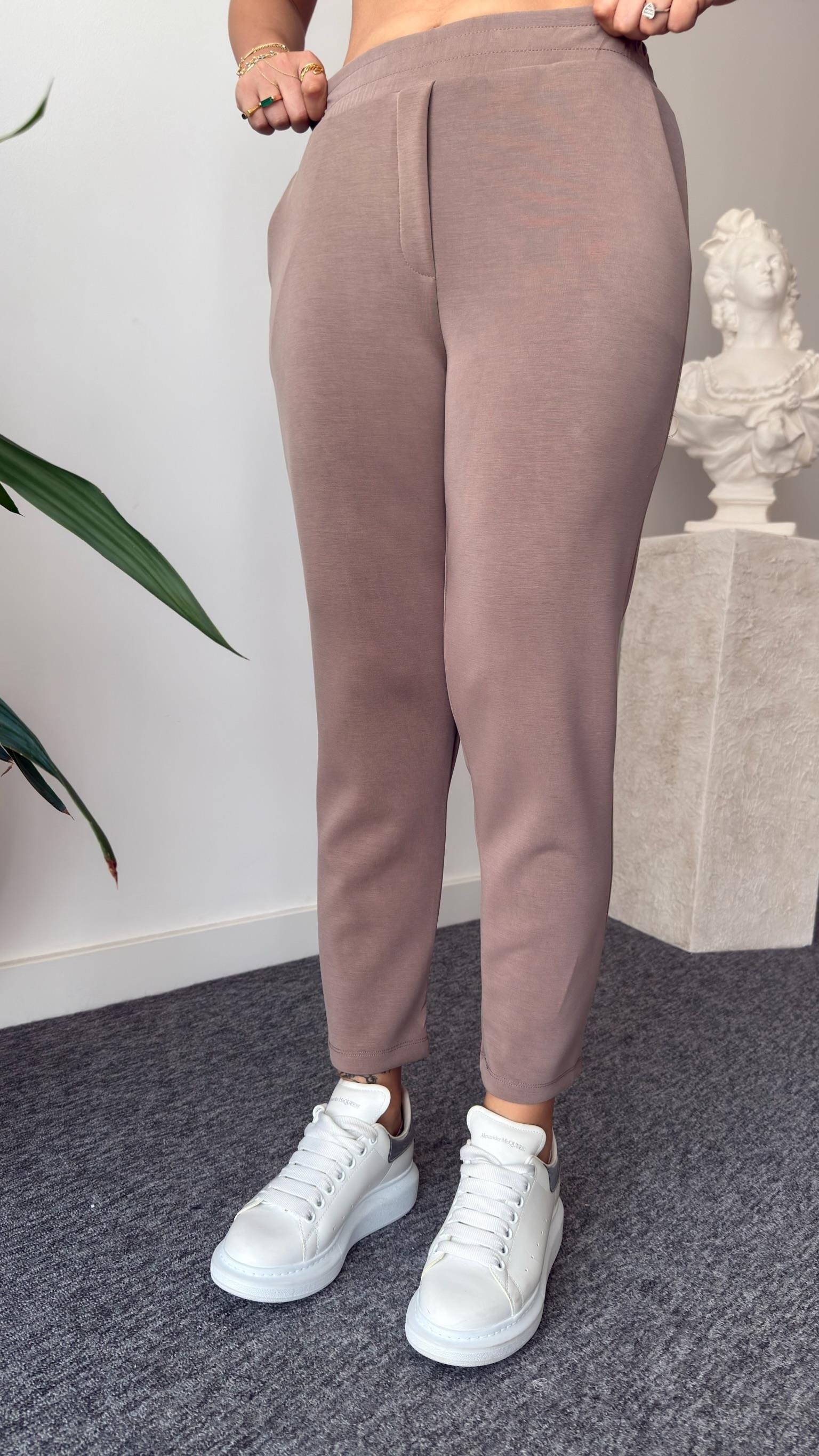 Kahve Klara Premium İncili Modal Takım