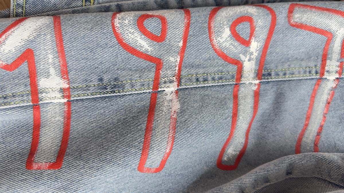 Marka Model El Boyama Tasarım Jean Ceket
