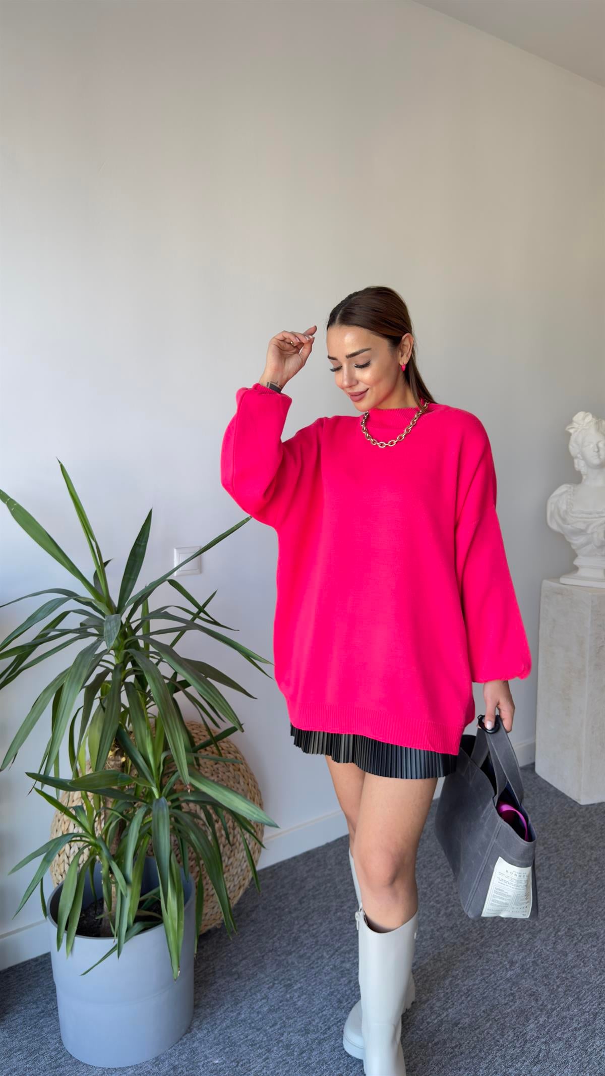 Balon Kol Pembe Kazak