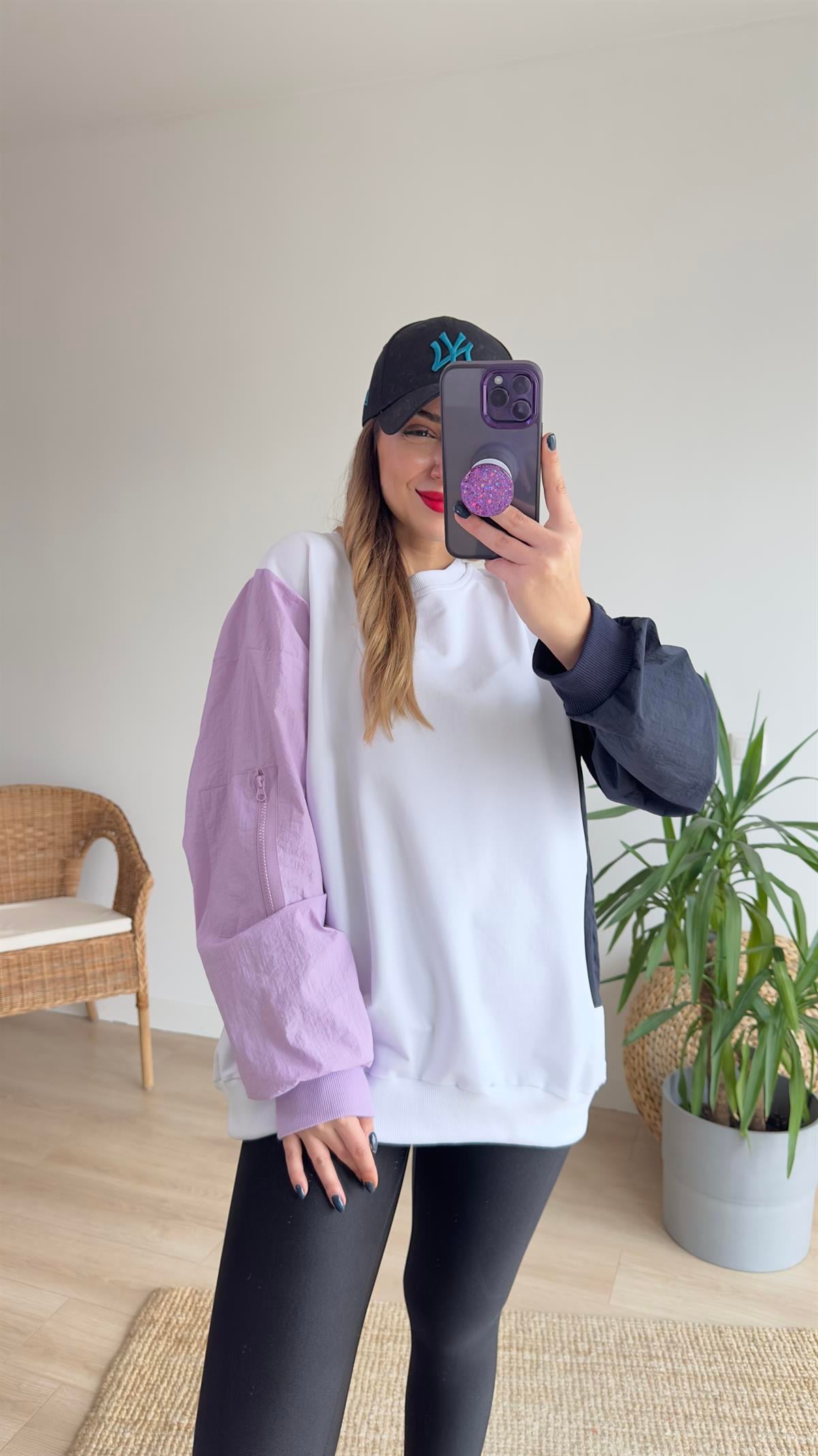 Marka Model Paraşüt Garni Sweat