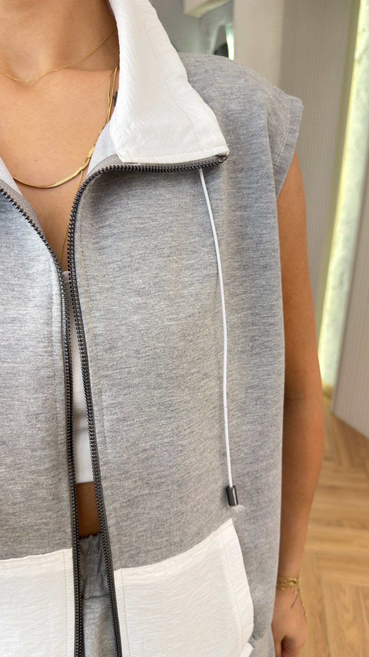 Lutira Paraşüt Garnili Etekli Takım