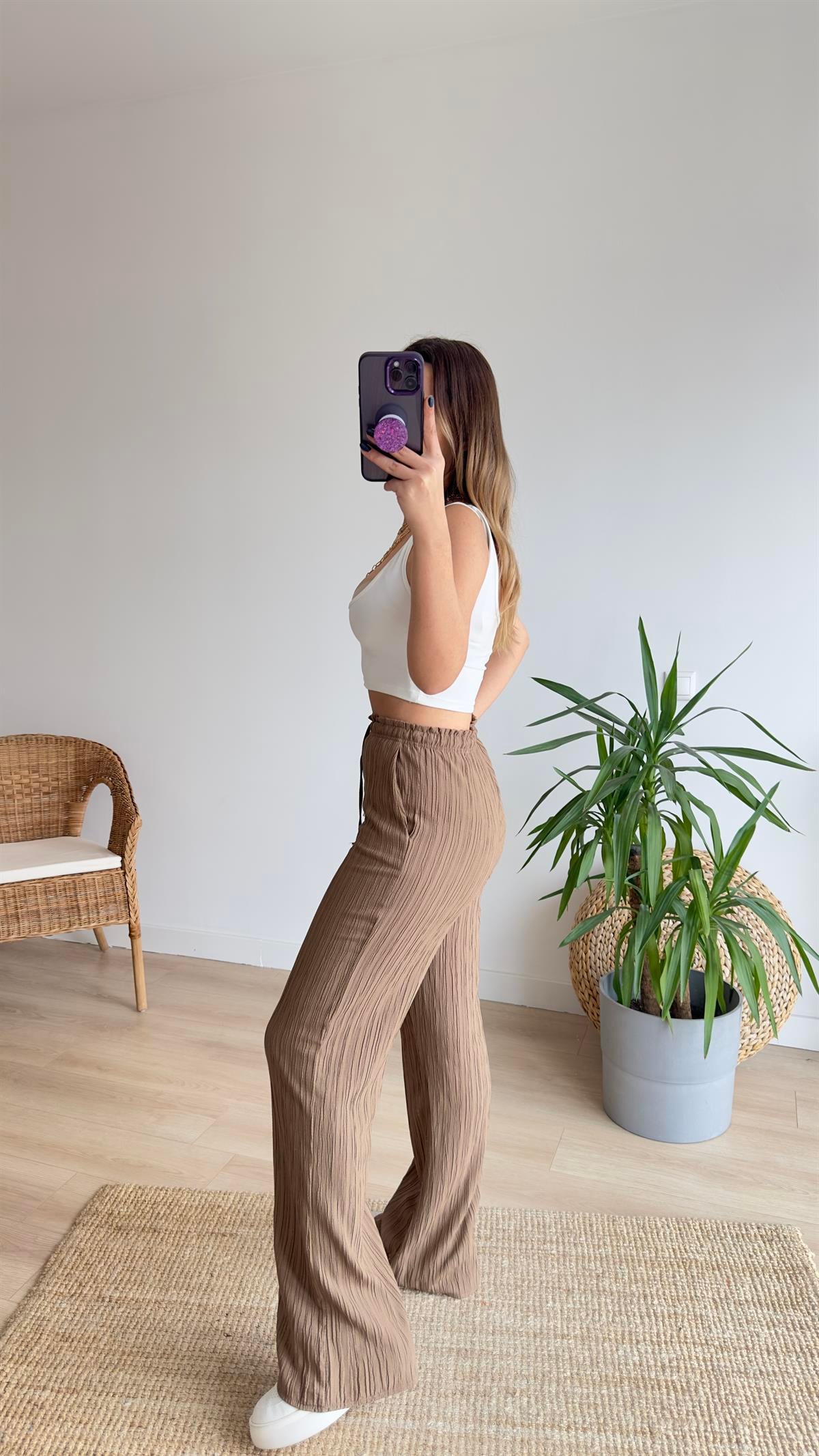 Zra Model Bej Pantolon