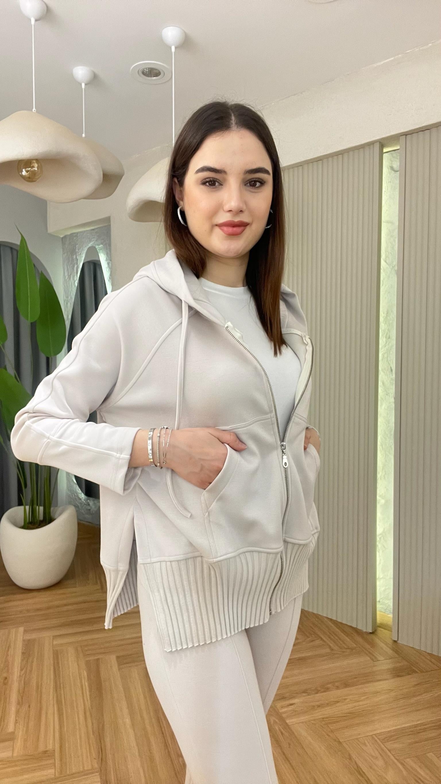 Matze Lastikli Sweat Pantolon Modal Takım
