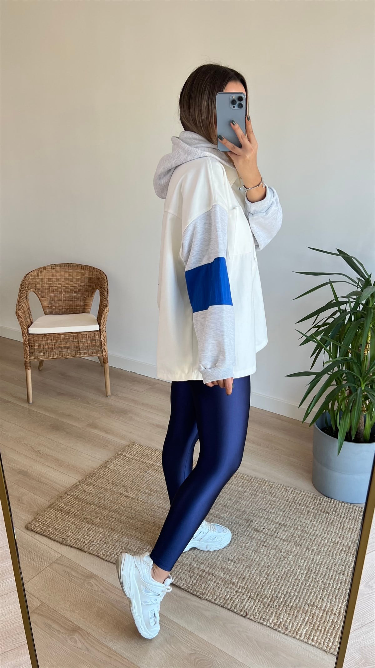 Twist Model Penye Detaylı Gömlek Ceket